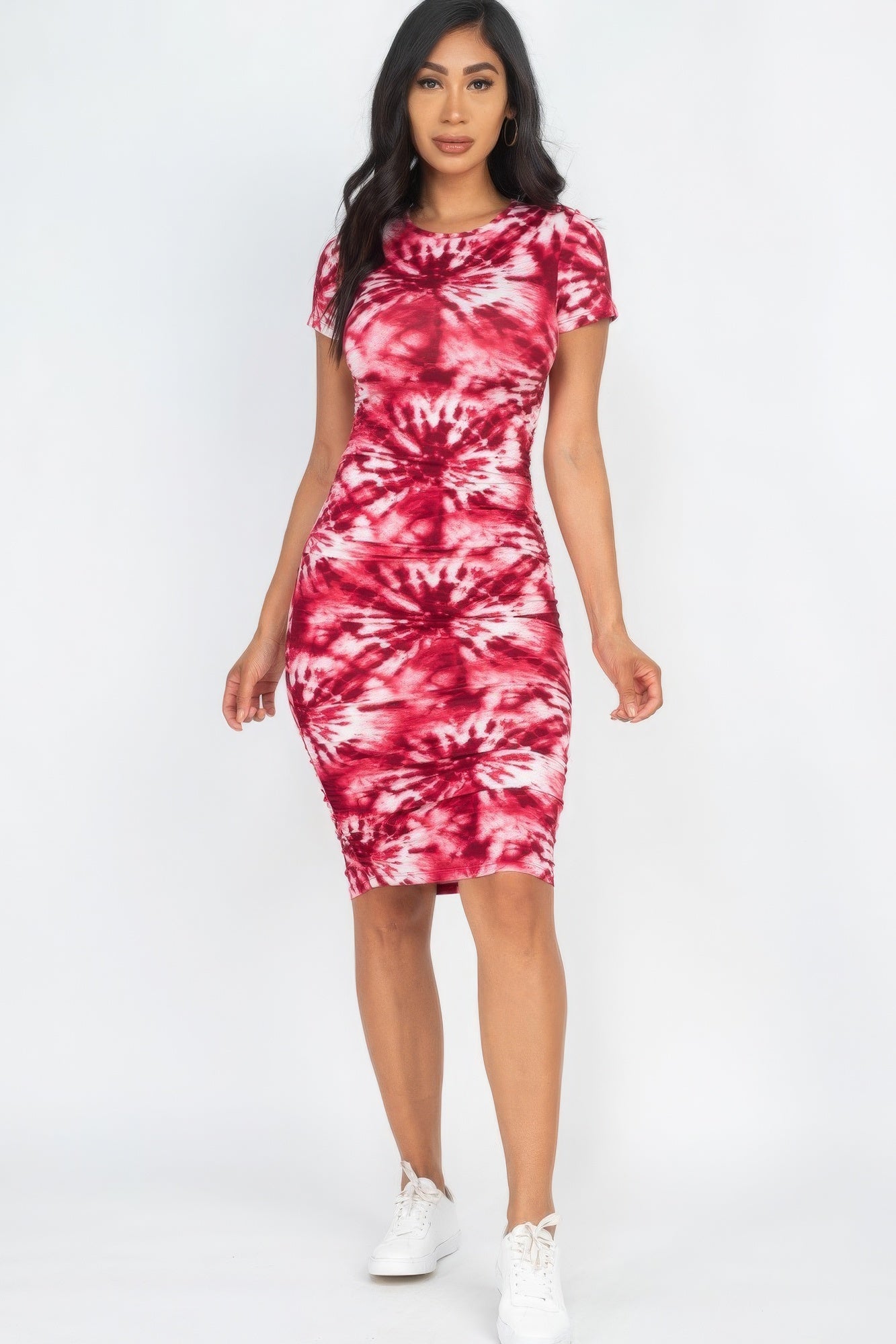 Tie-dye Printed Dress - ShopEasier