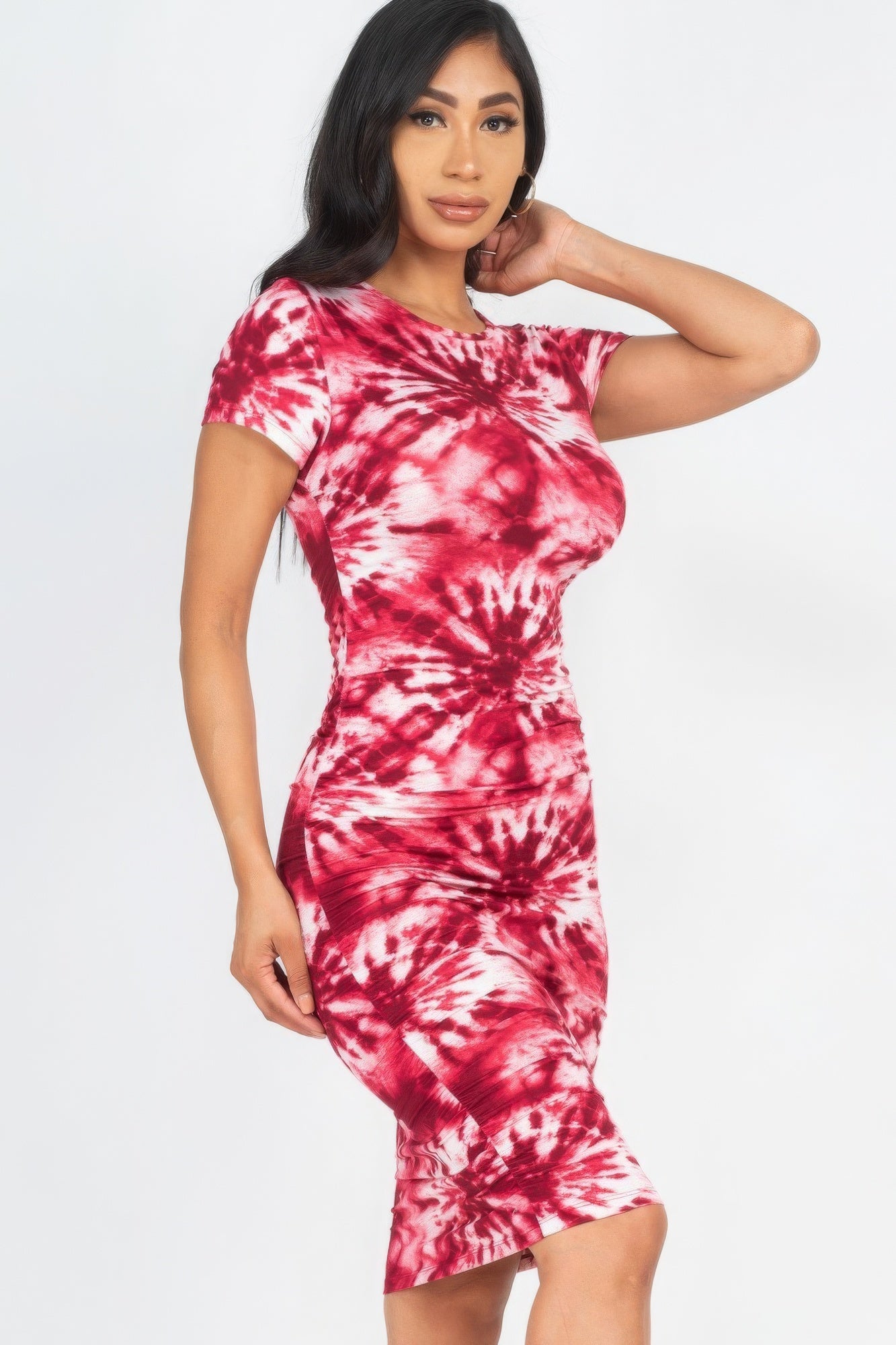 Tie-dye Printed Dress - ShopEasier