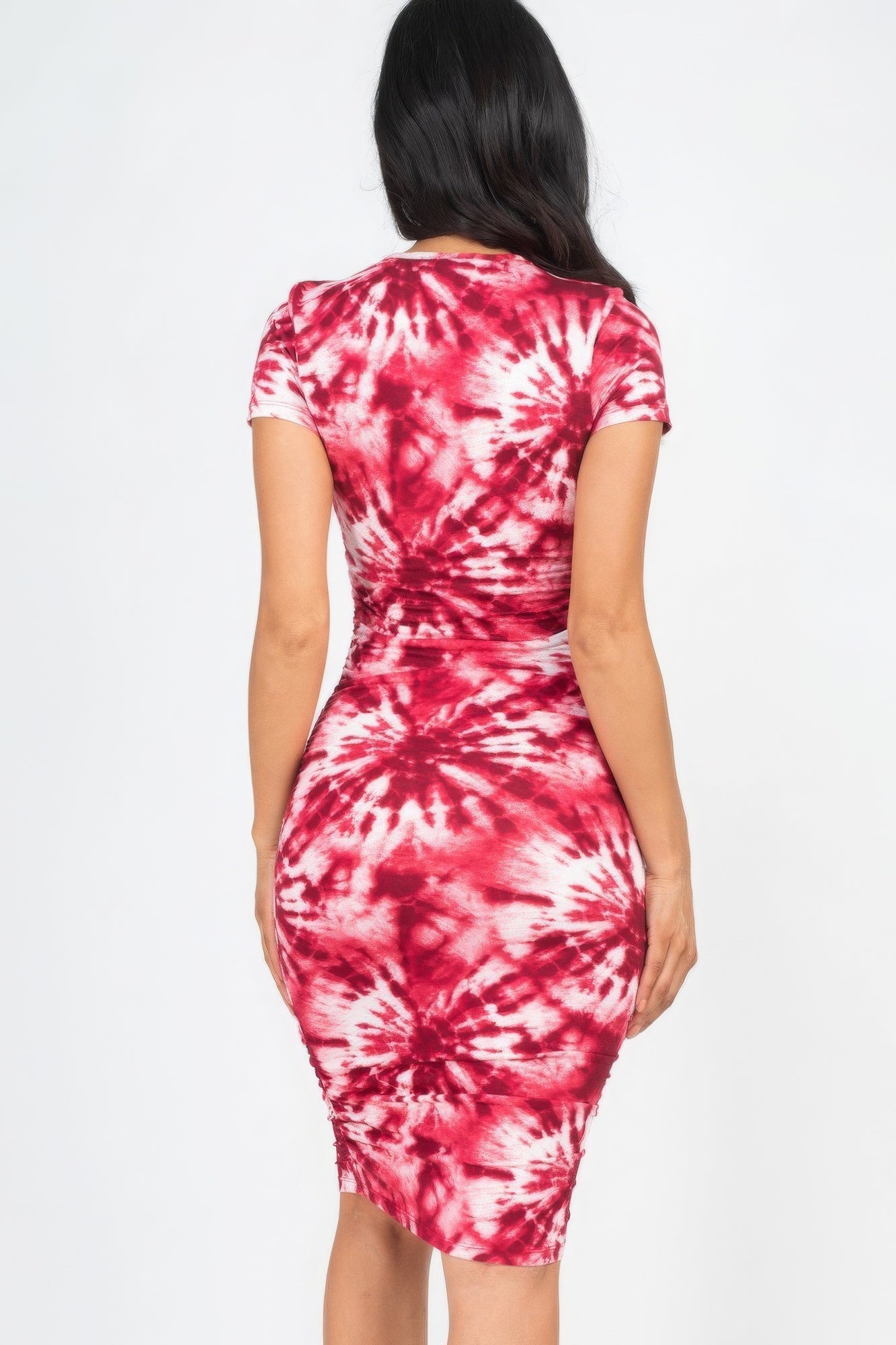 Tie-dye Printed Dress - ShopEasier