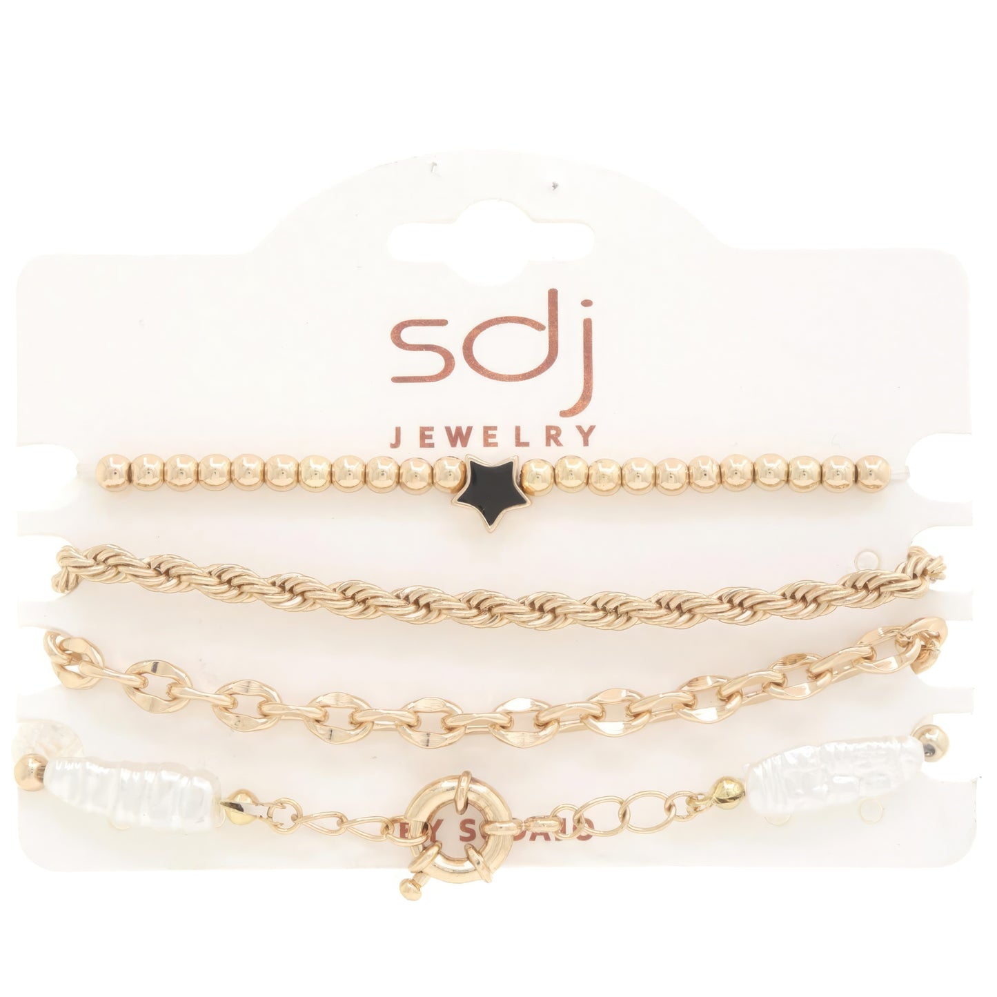 Sodajo Star Beaded Bracelet Set - ShopEasier