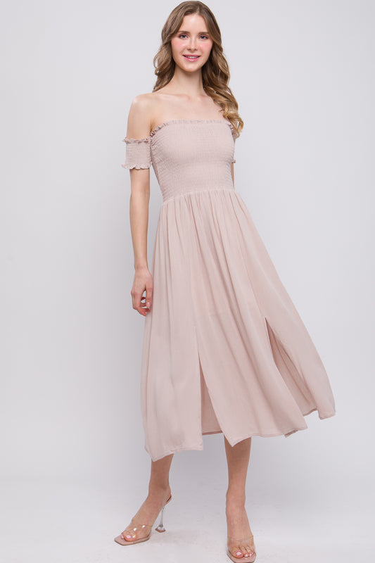 Flowy Off The Shoulder Dress - ShopEasier