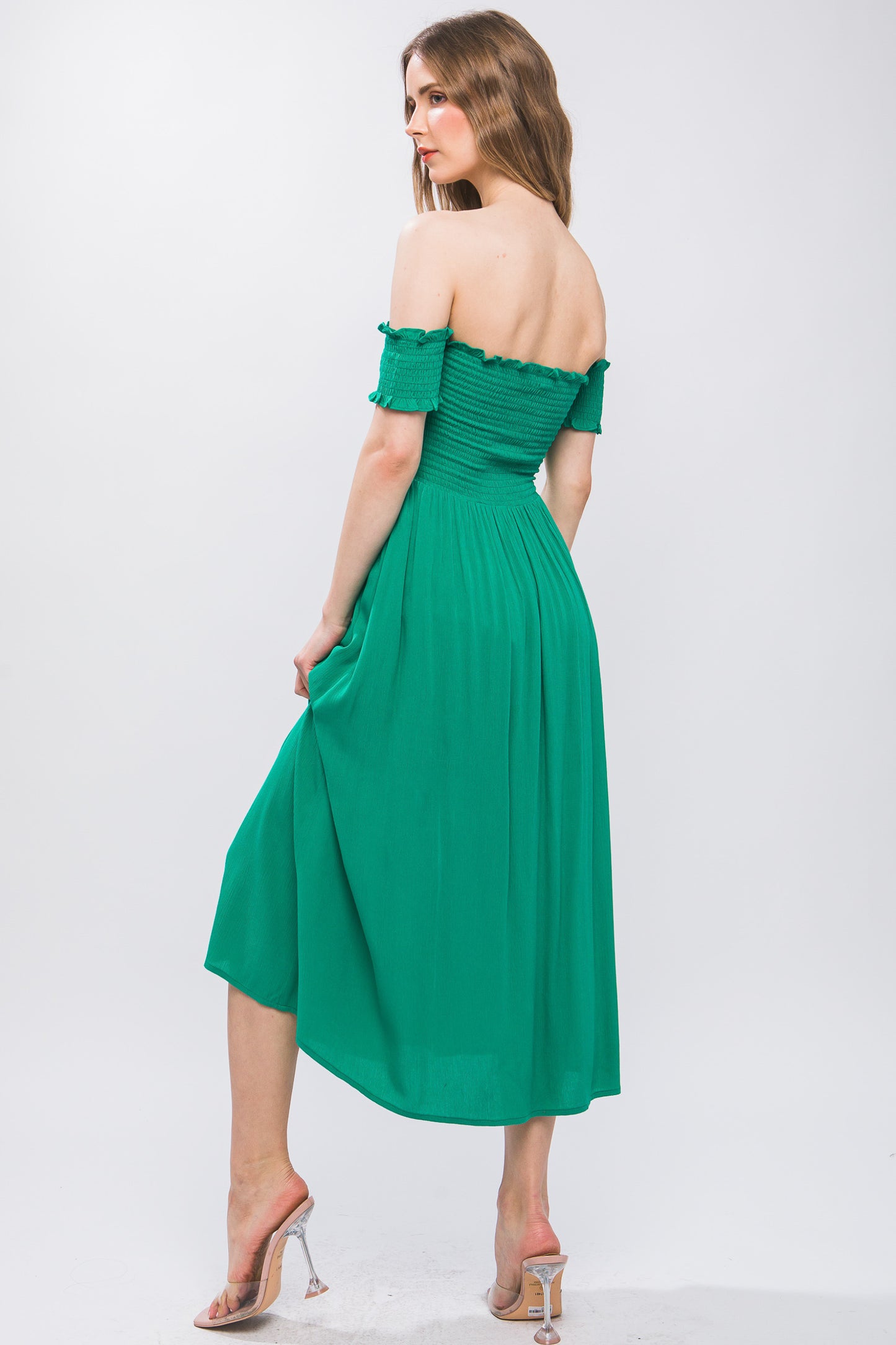 Flowy Off The Shoulder Dress - ShopEasier