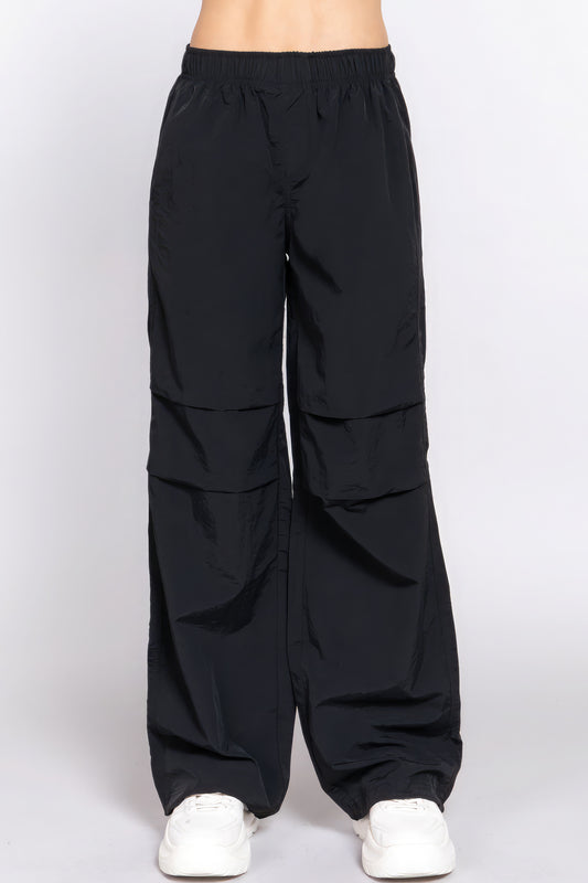 Waist Elastic Parachute Pants - ShopEasier