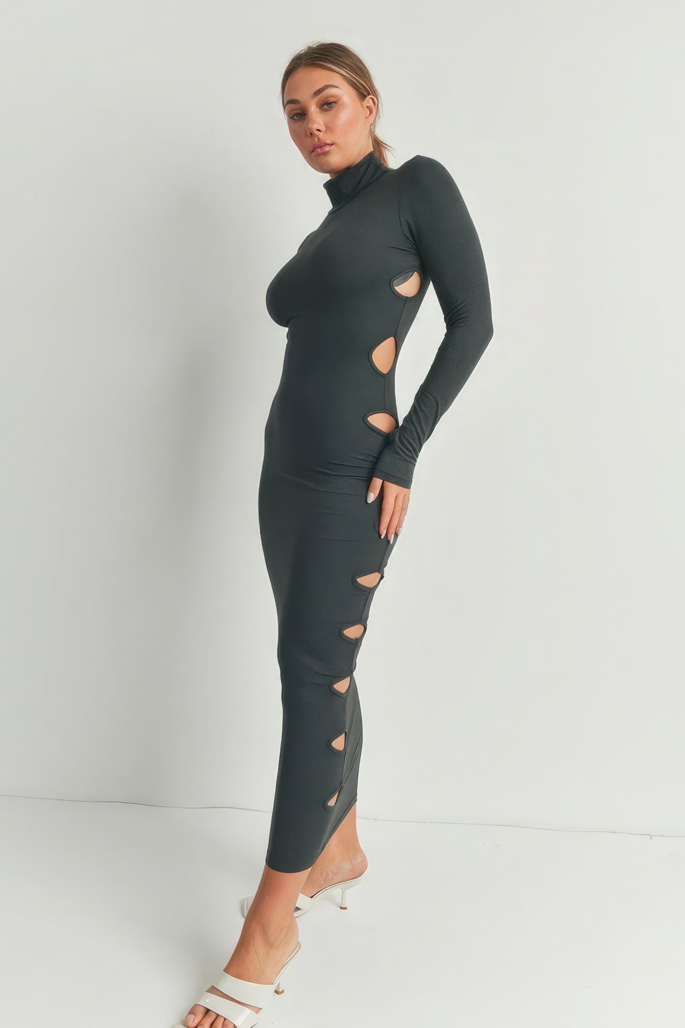 Cutout Detail Maxi Dress - ShopEasier