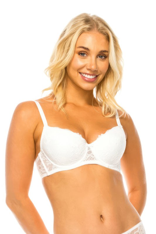 Floral Lace Bra - ShopEasier