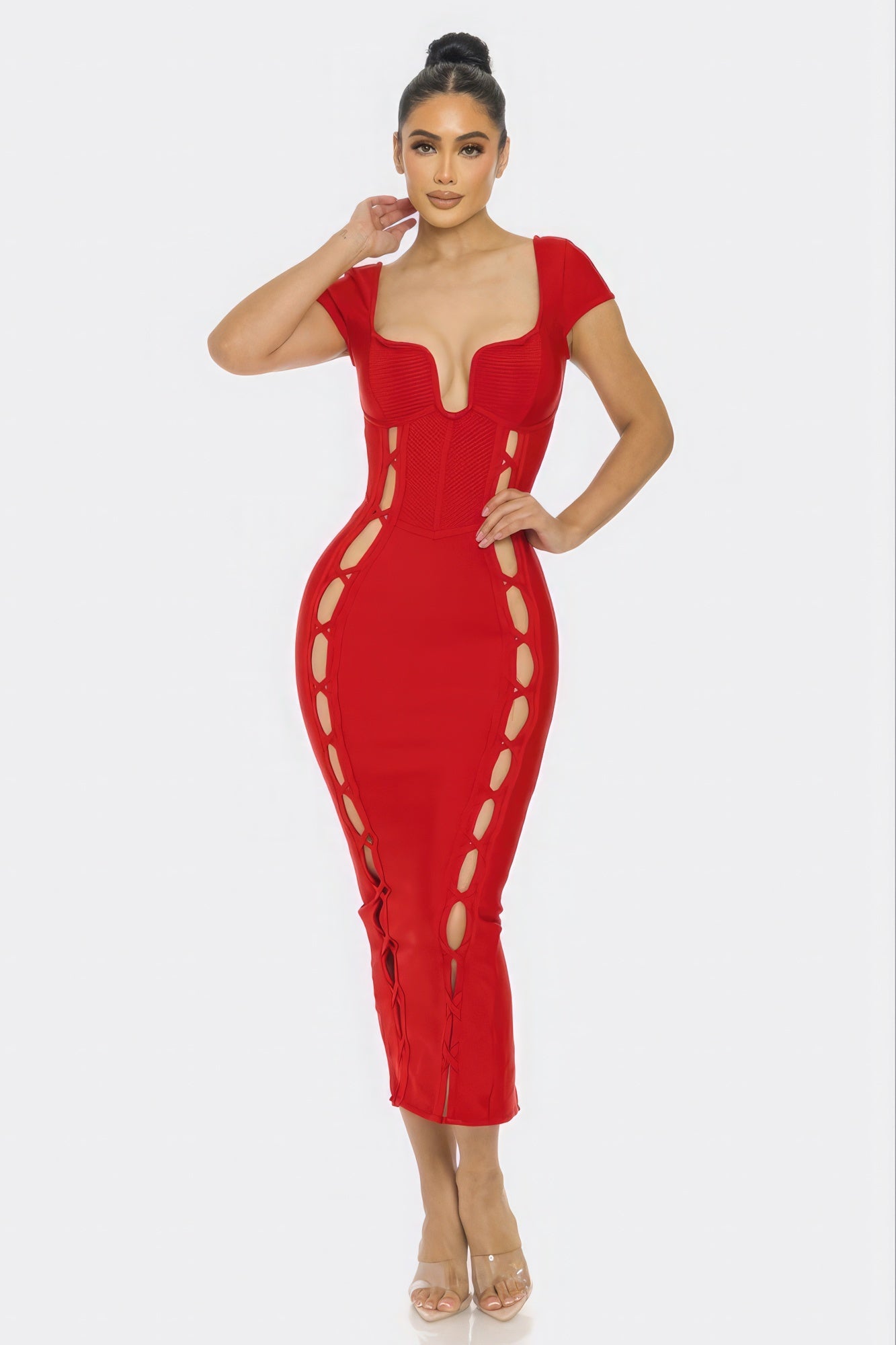 Bandage Midi Dress - ShopEasier