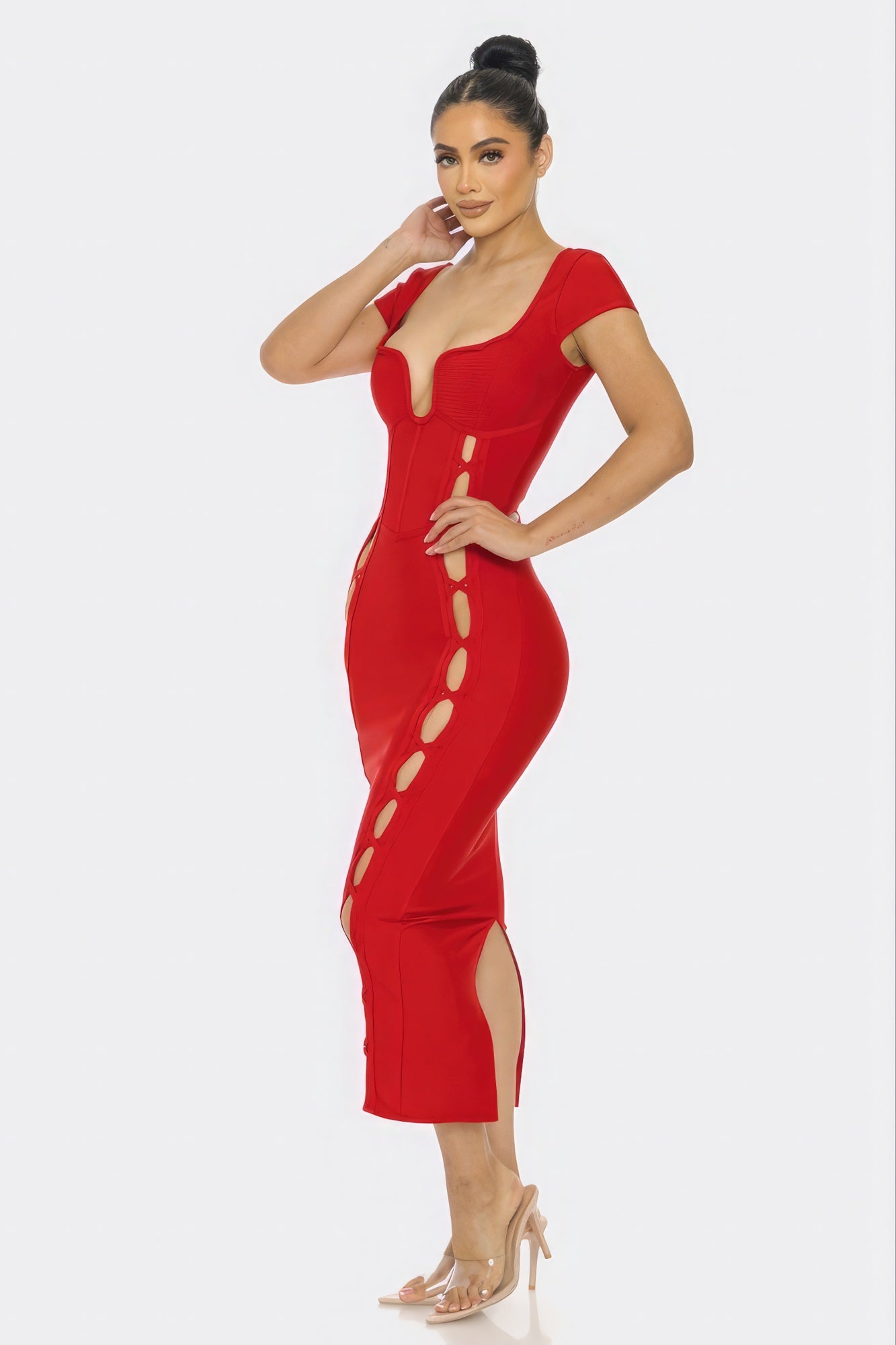 Bandage Midi Dress - ShopEasier