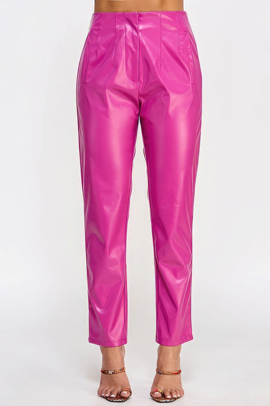 Faux Leather Pants - ShopEasier