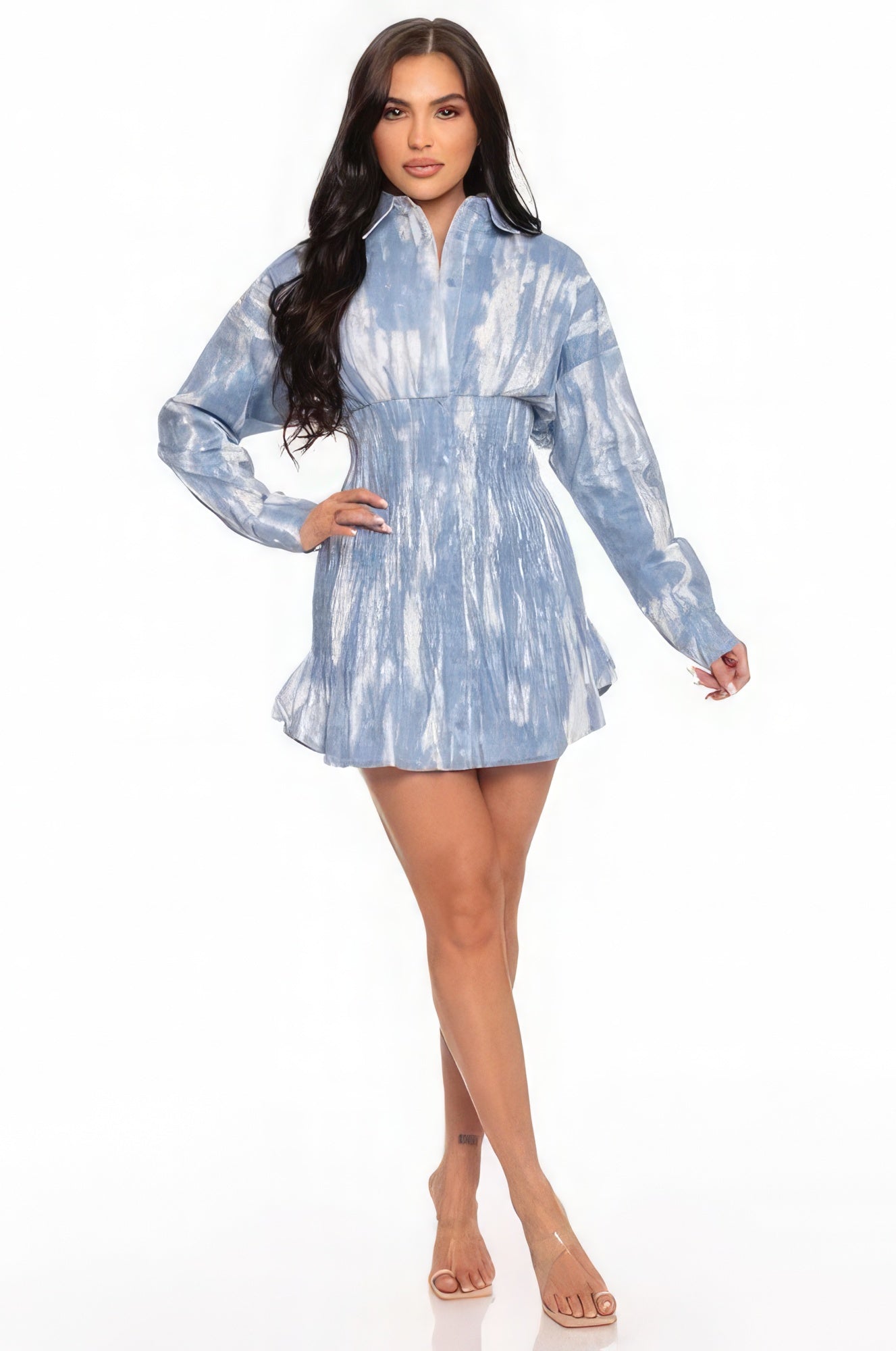 Tie Dye Mini Dress - ShopEasier