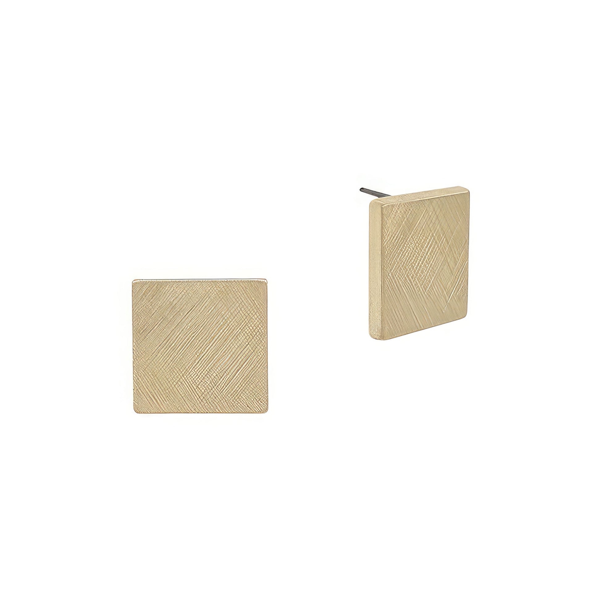 15mm Square Shaped Metal Post Earring - ShopEasier