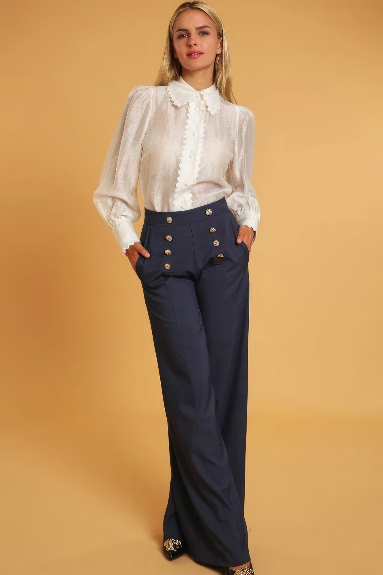 High Waisted Dressy Pants - ShopEasier