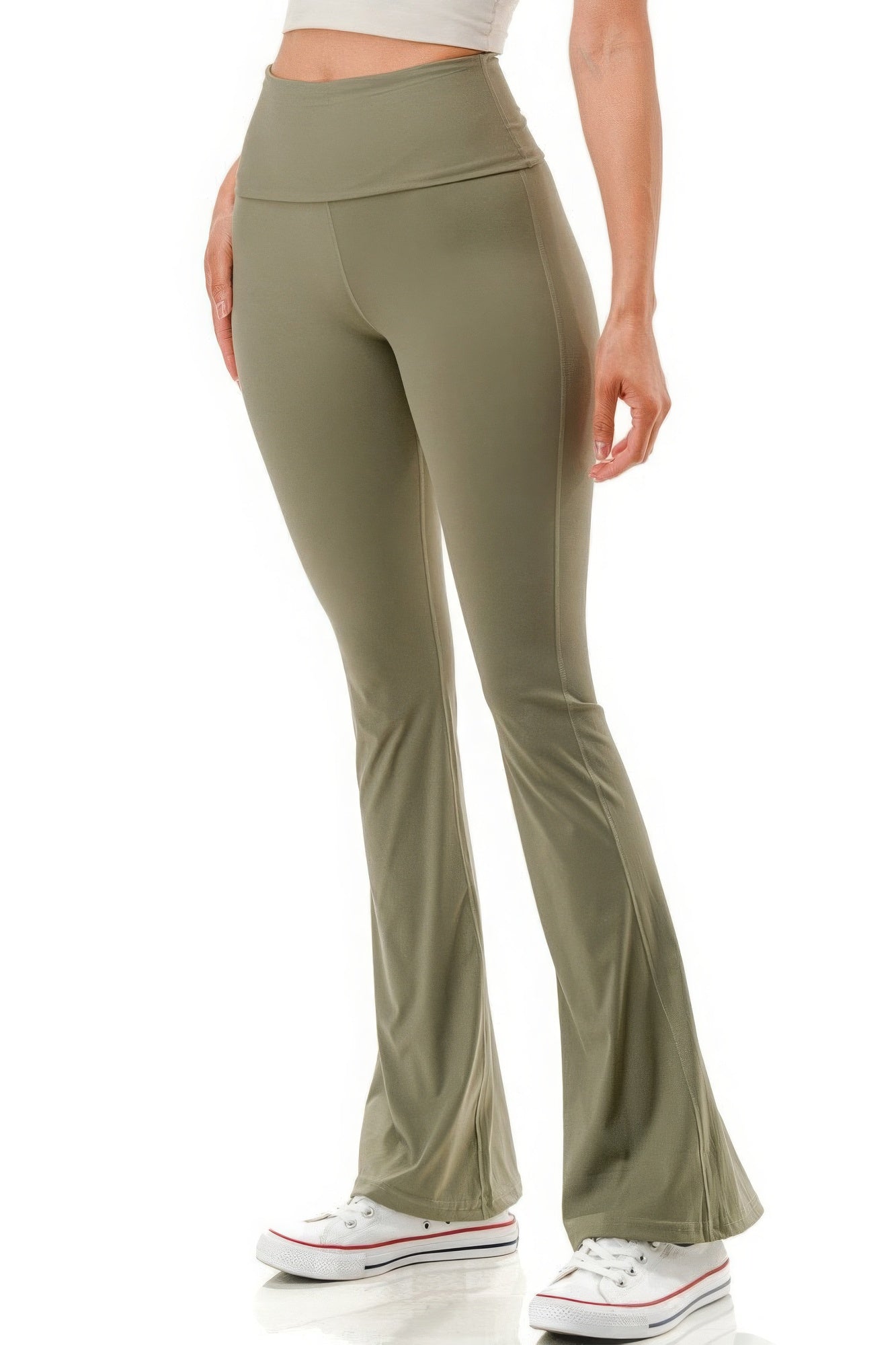 Super High Waist Premium Yoga Flare Pants - ShopEasier