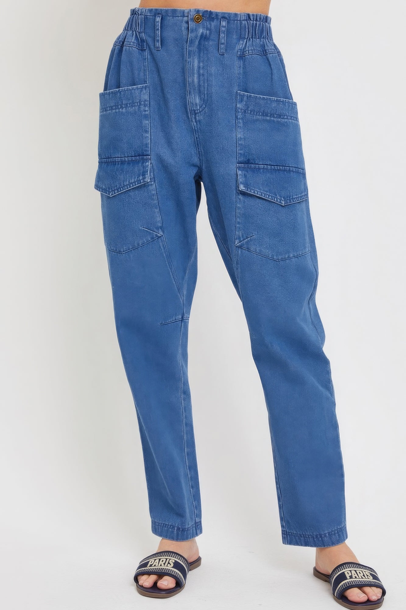 Denim Jogger Pants - ShopEasier