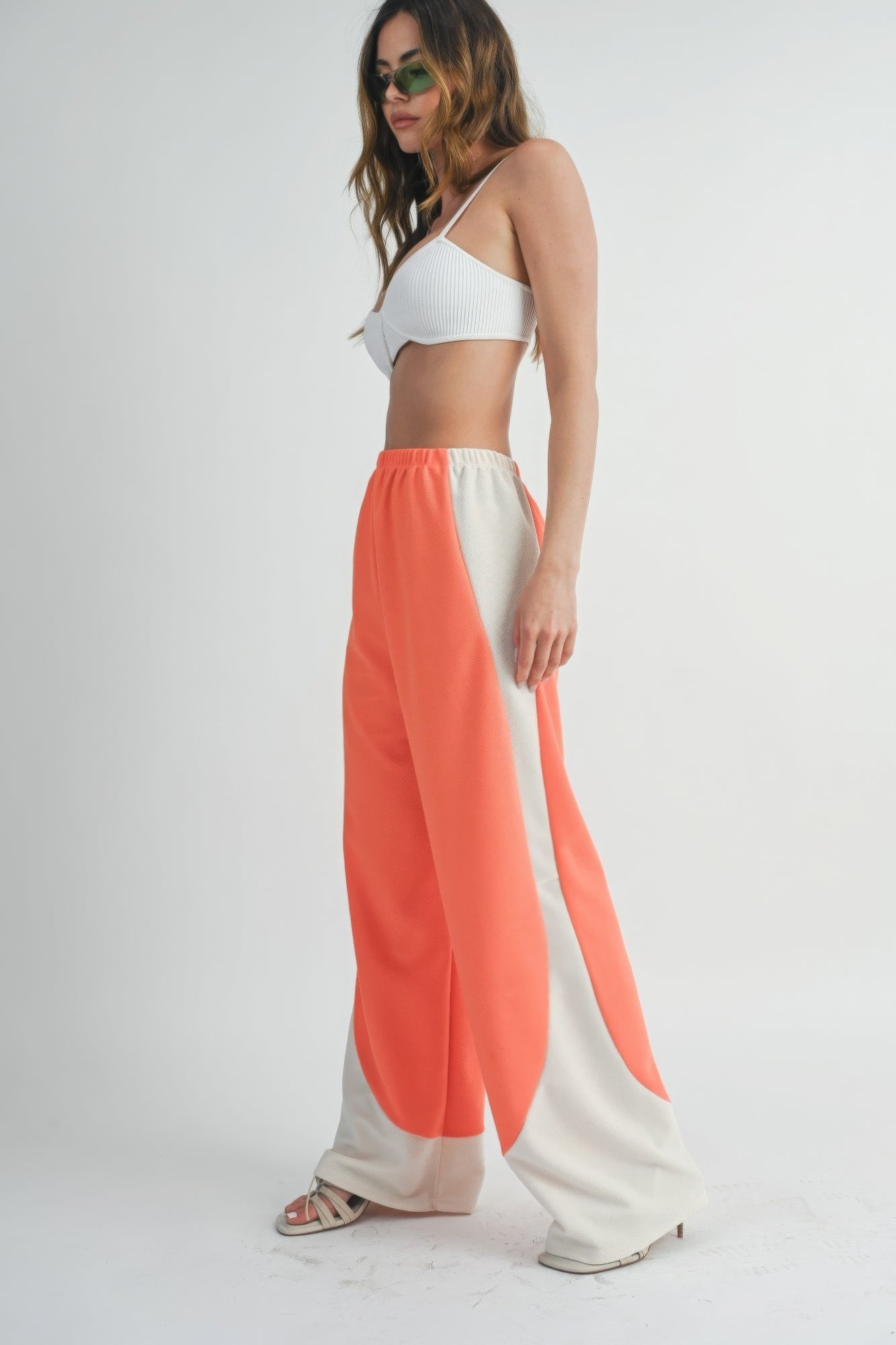 Two Toned Wide Leg Pants - ShopEasier