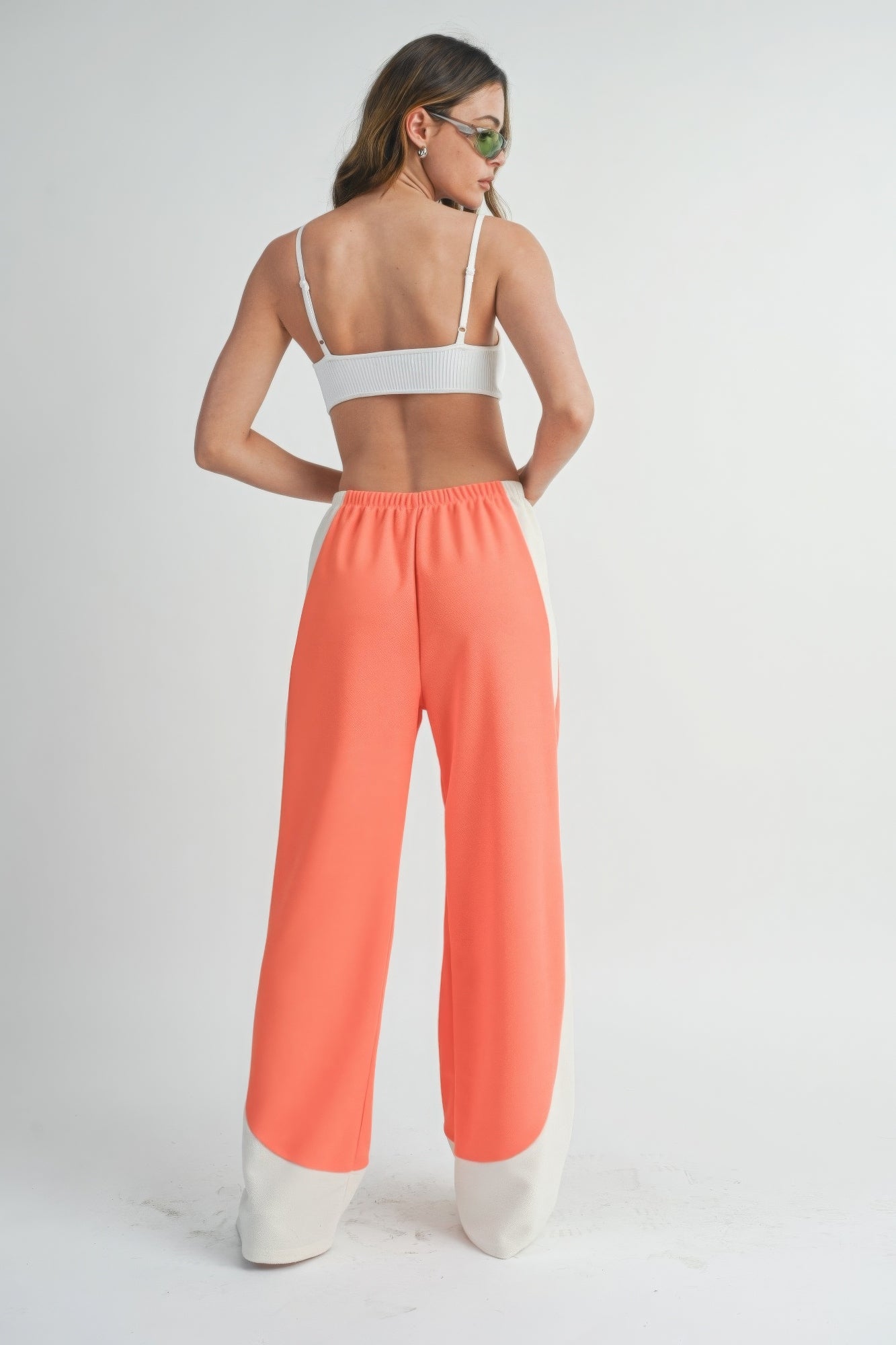 Two Toned Wide Leg Pants - ShopEasier