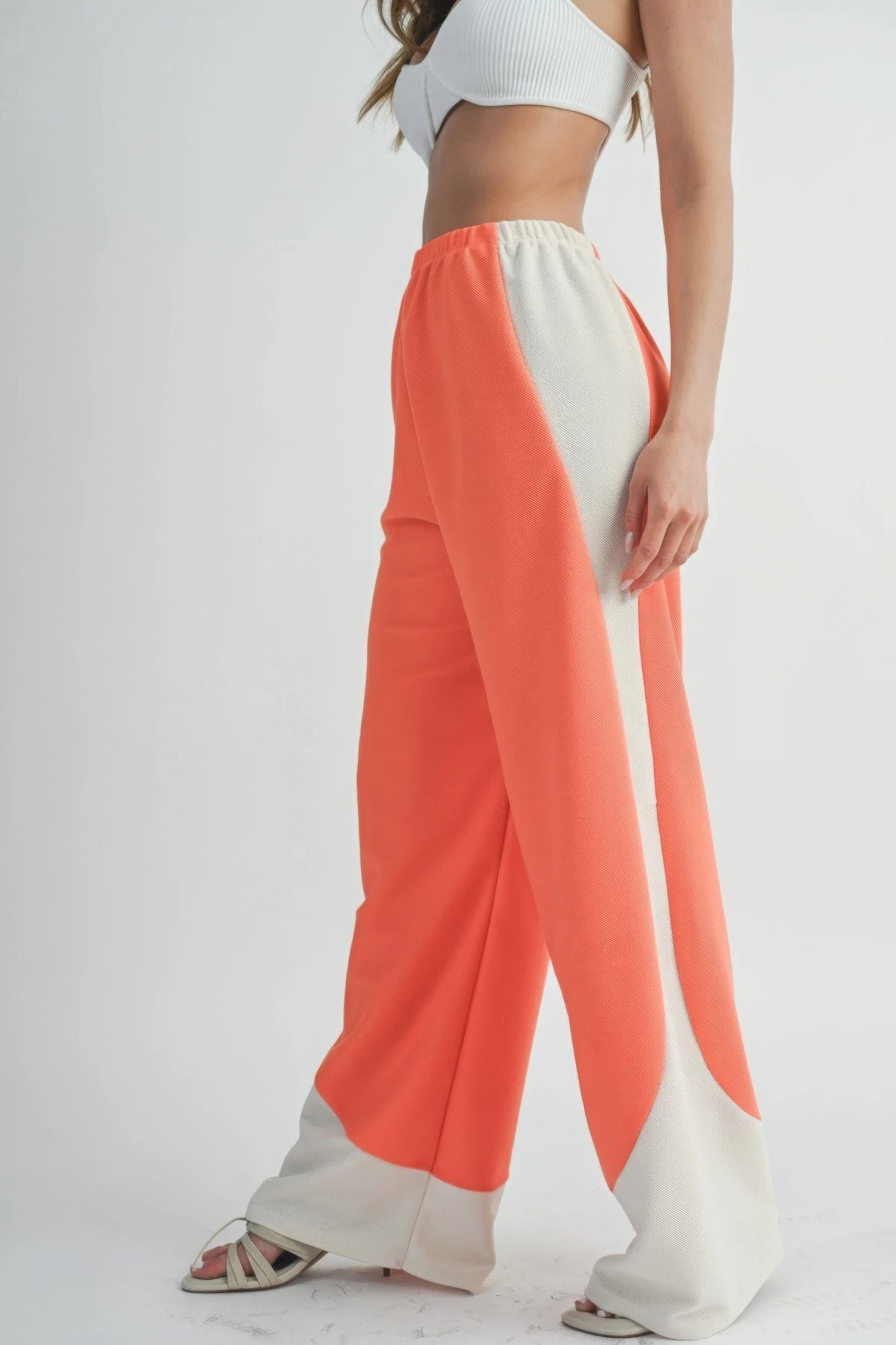 Two Toned Wide Leg Pants - ShopEasier