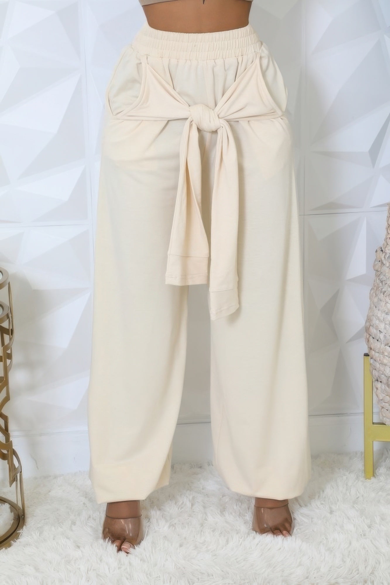 High-waisted Stretch Pants - ShopEasier