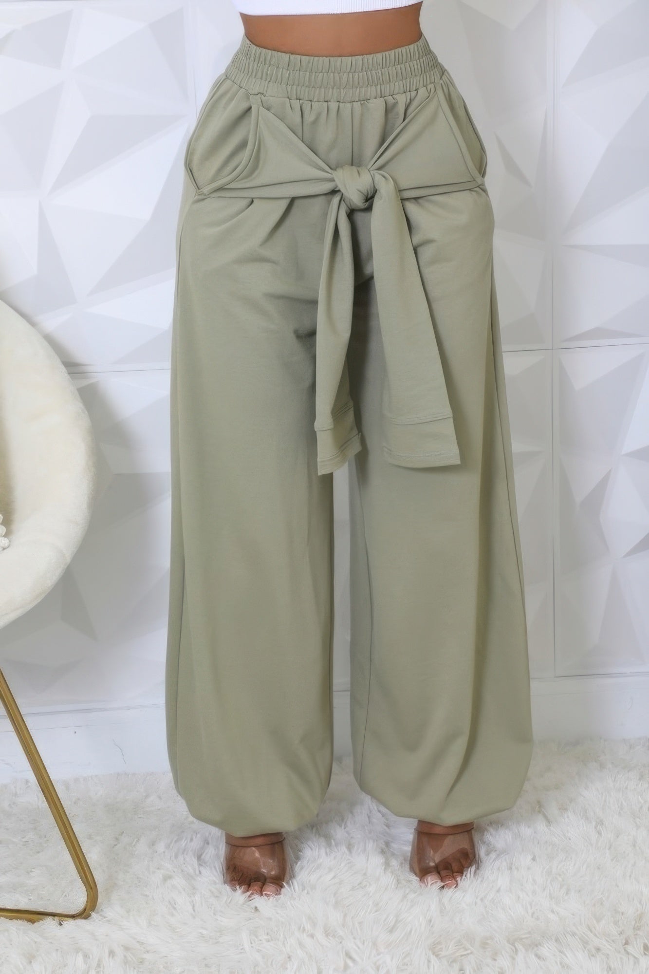 High-waisted Stretch Pants - ShopEasier