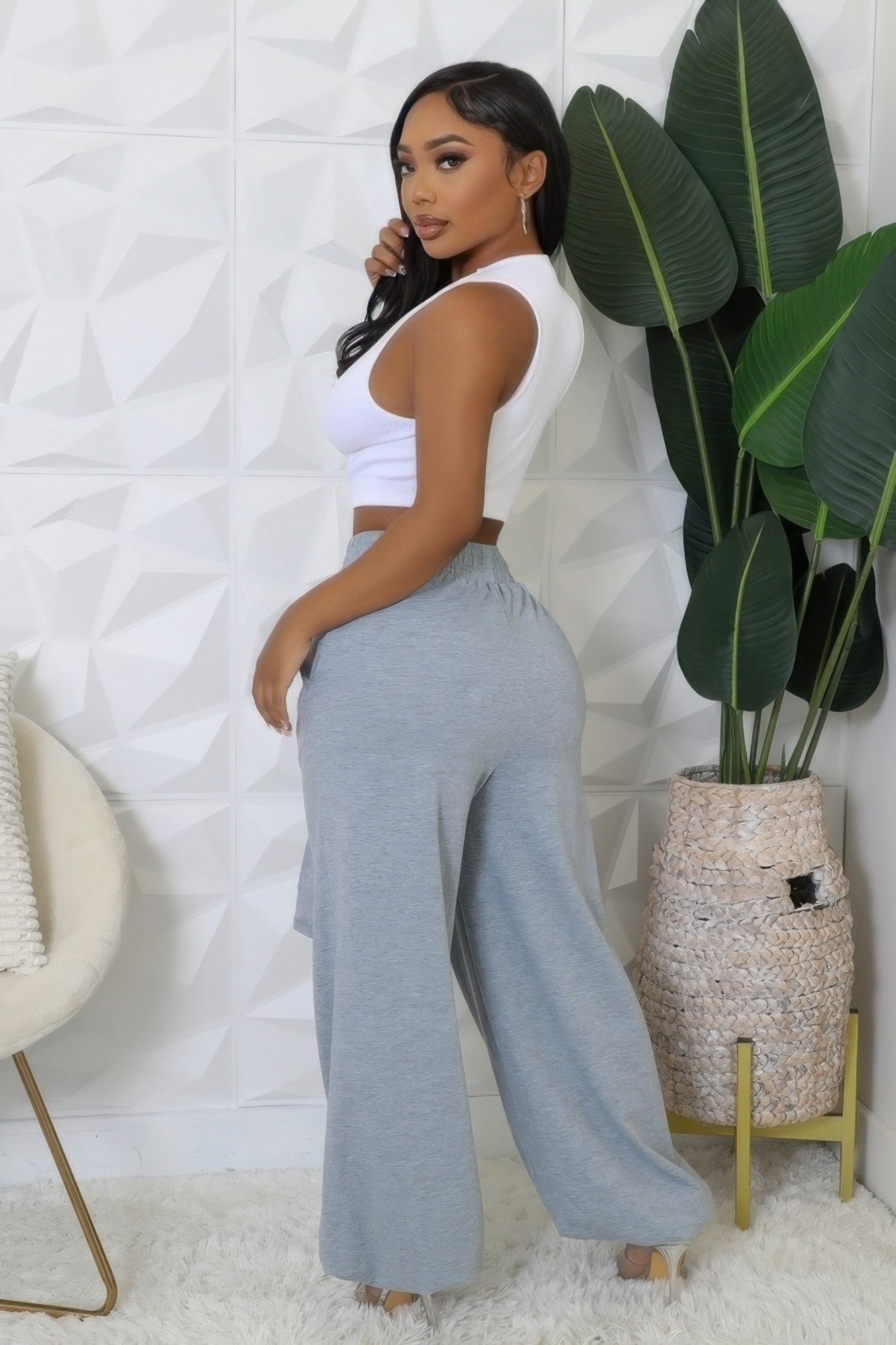 High-waisted Stretch Pants - ShopEasier