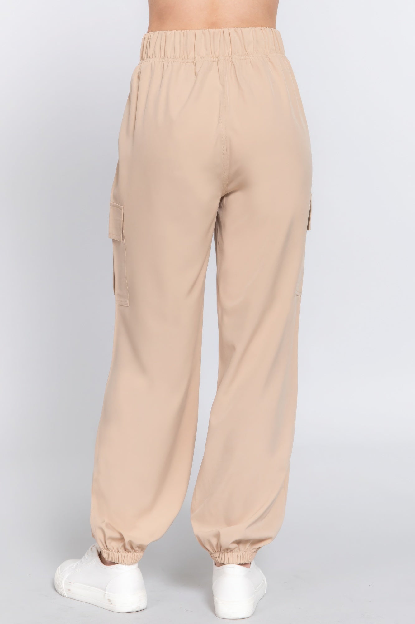 Light Weight Stretch Woven Cargo Jogger Pants - ShopEasier