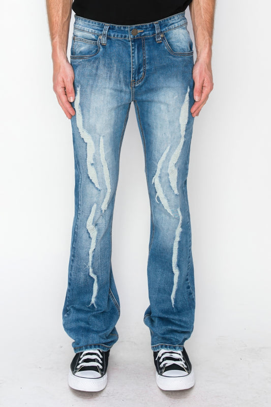 Classic Bootcut Stretch Denim Jeans