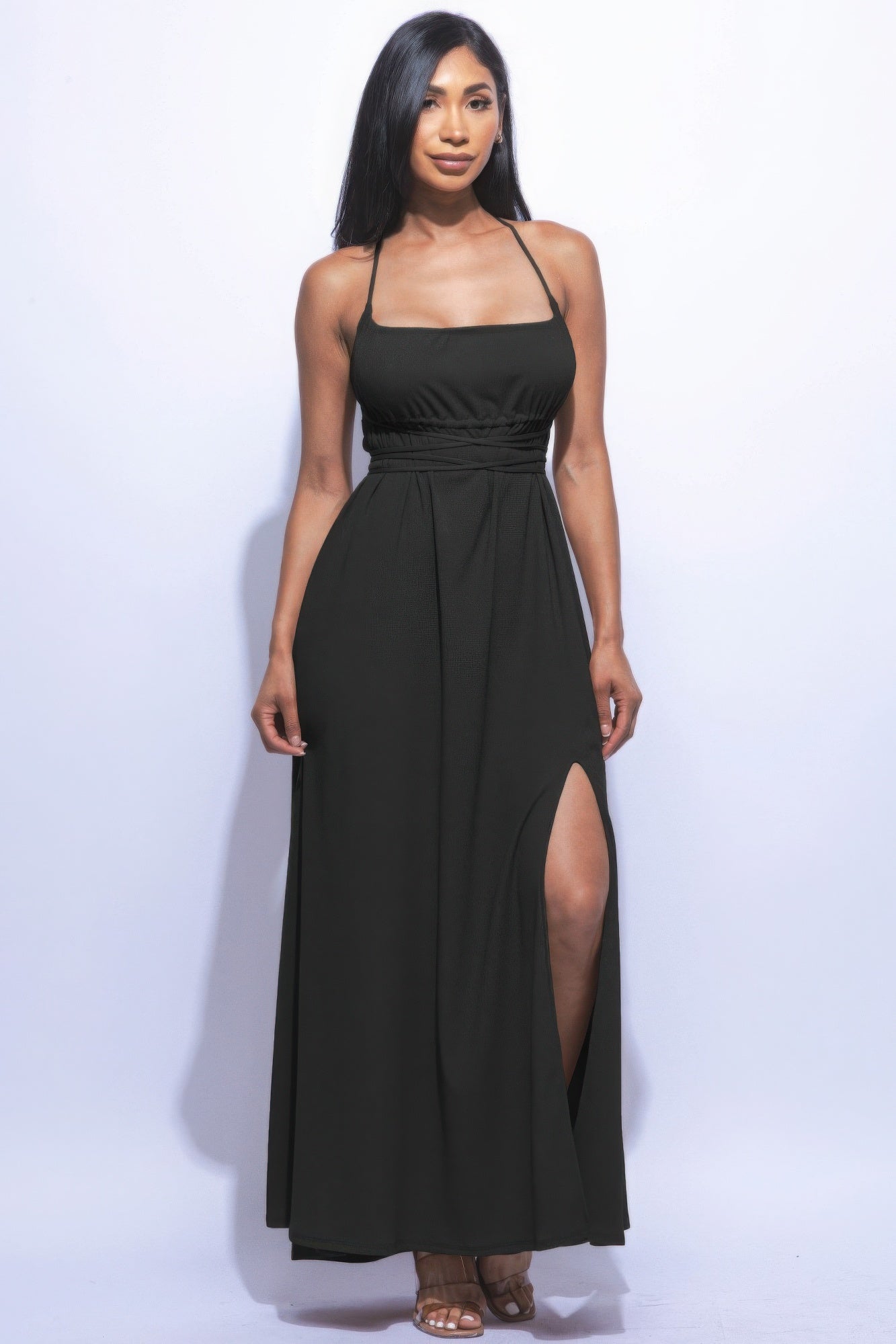 Side Slit Maxi Dress - ShopEasier