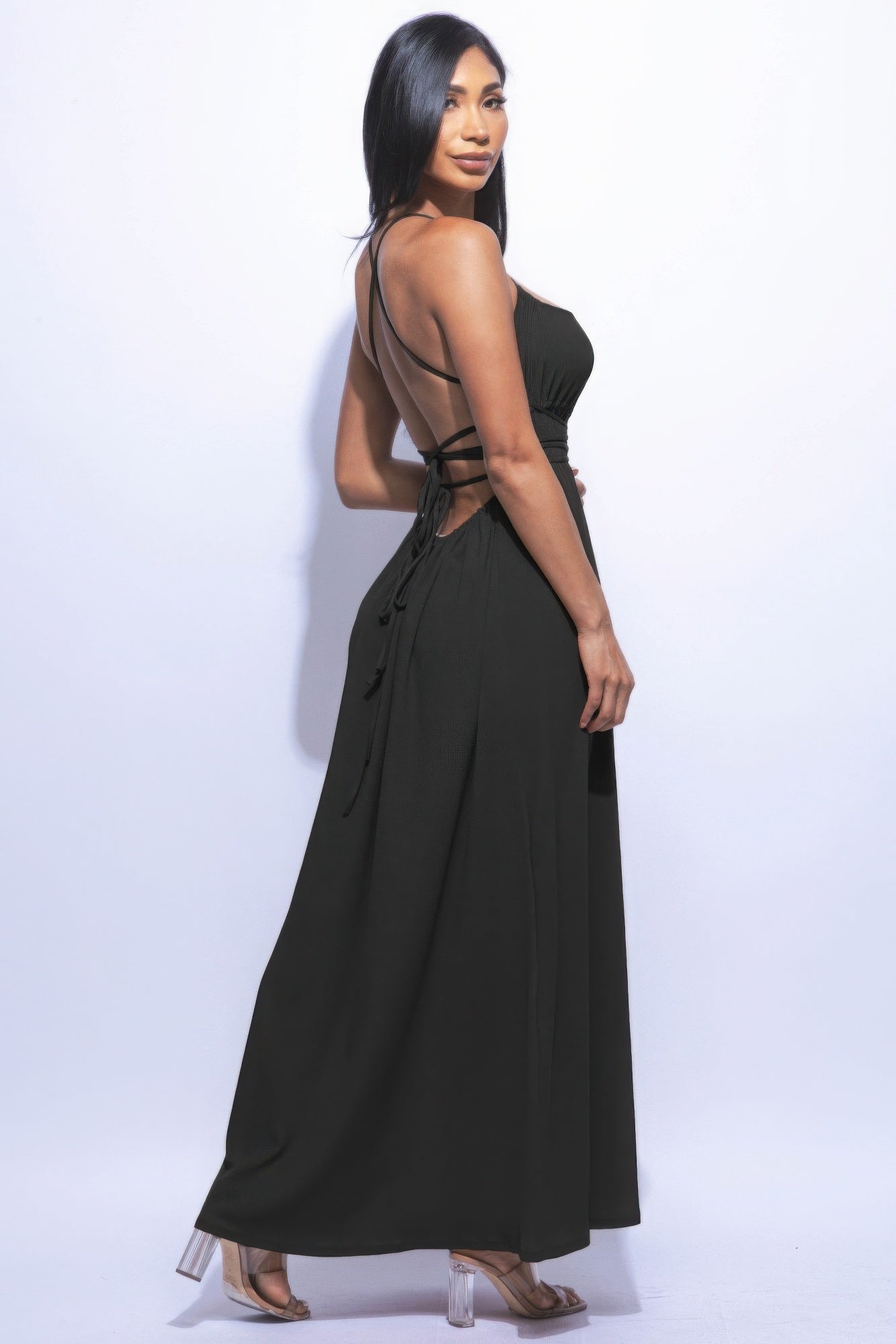 Side Slit Maxi Dress - ShopEasier