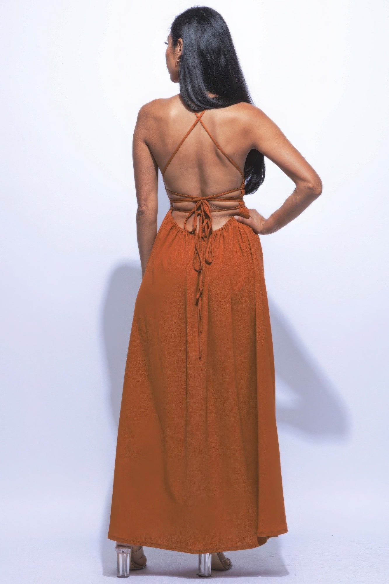 Side Slit Maxi Dress - ShopEasier