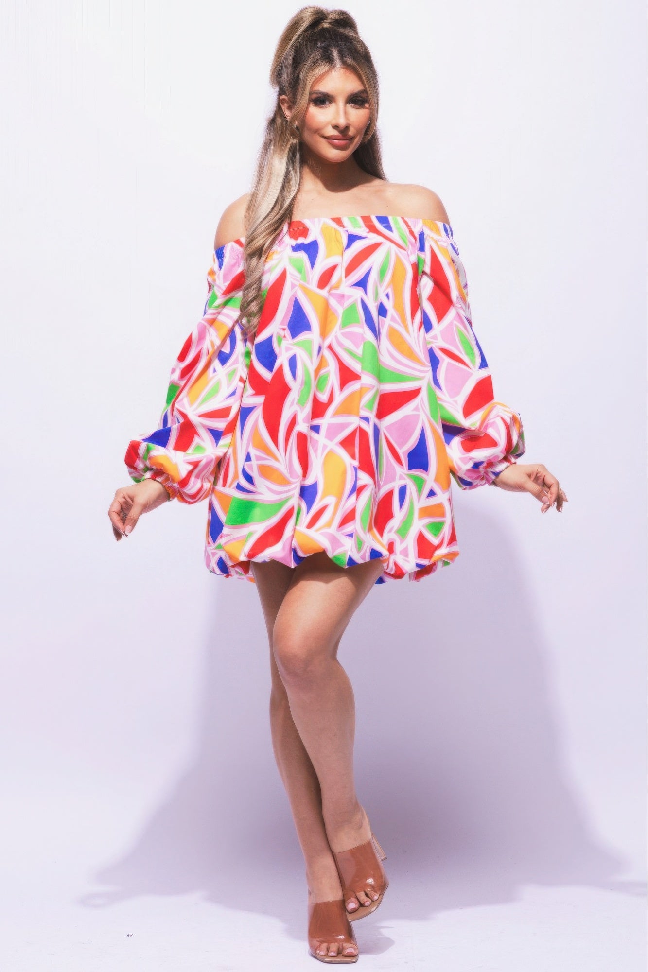 Off Shoulder Bubble Dress - ShopEasier