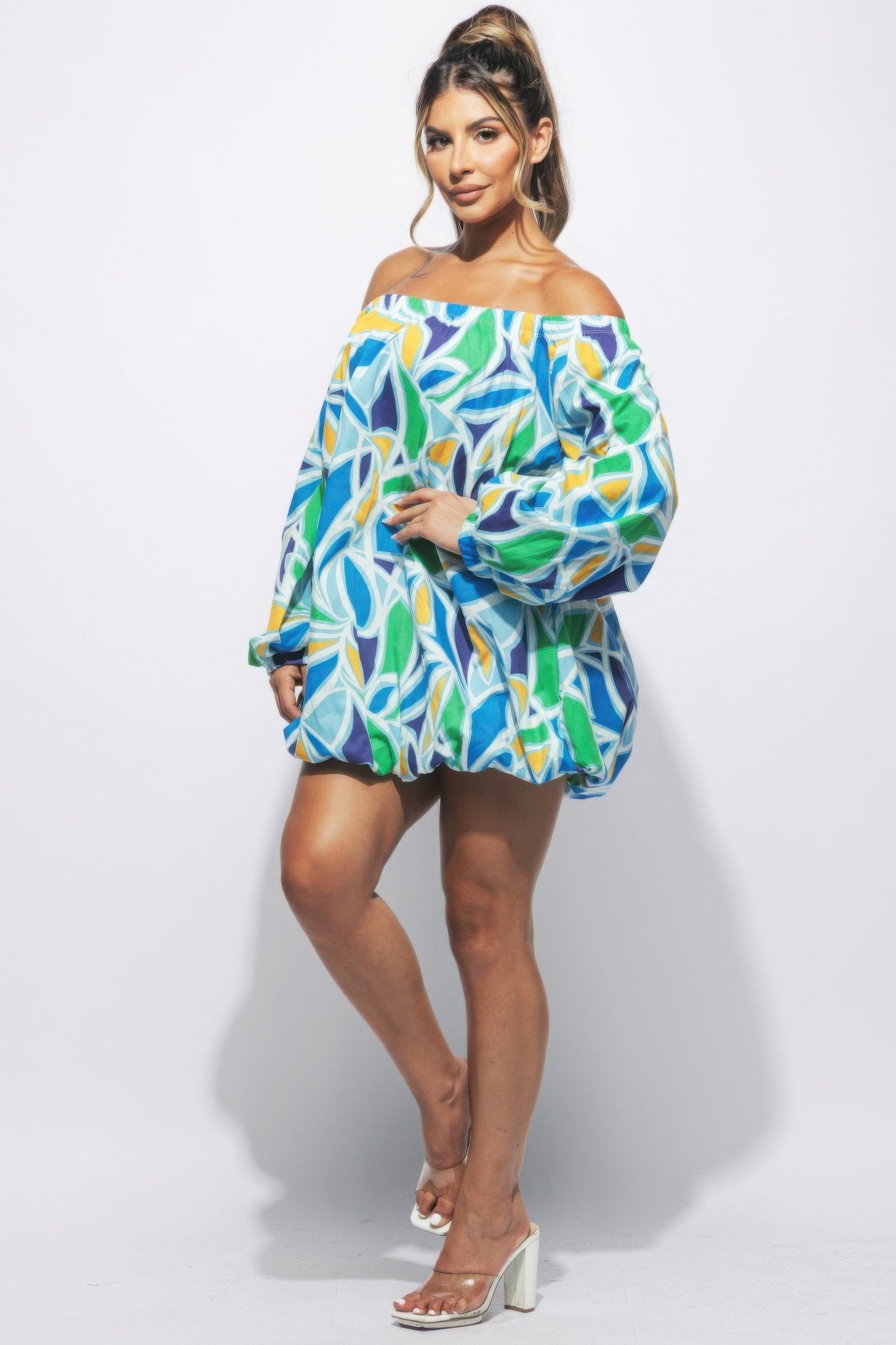 Off Shoulder Bubble Dress - ShopEasier