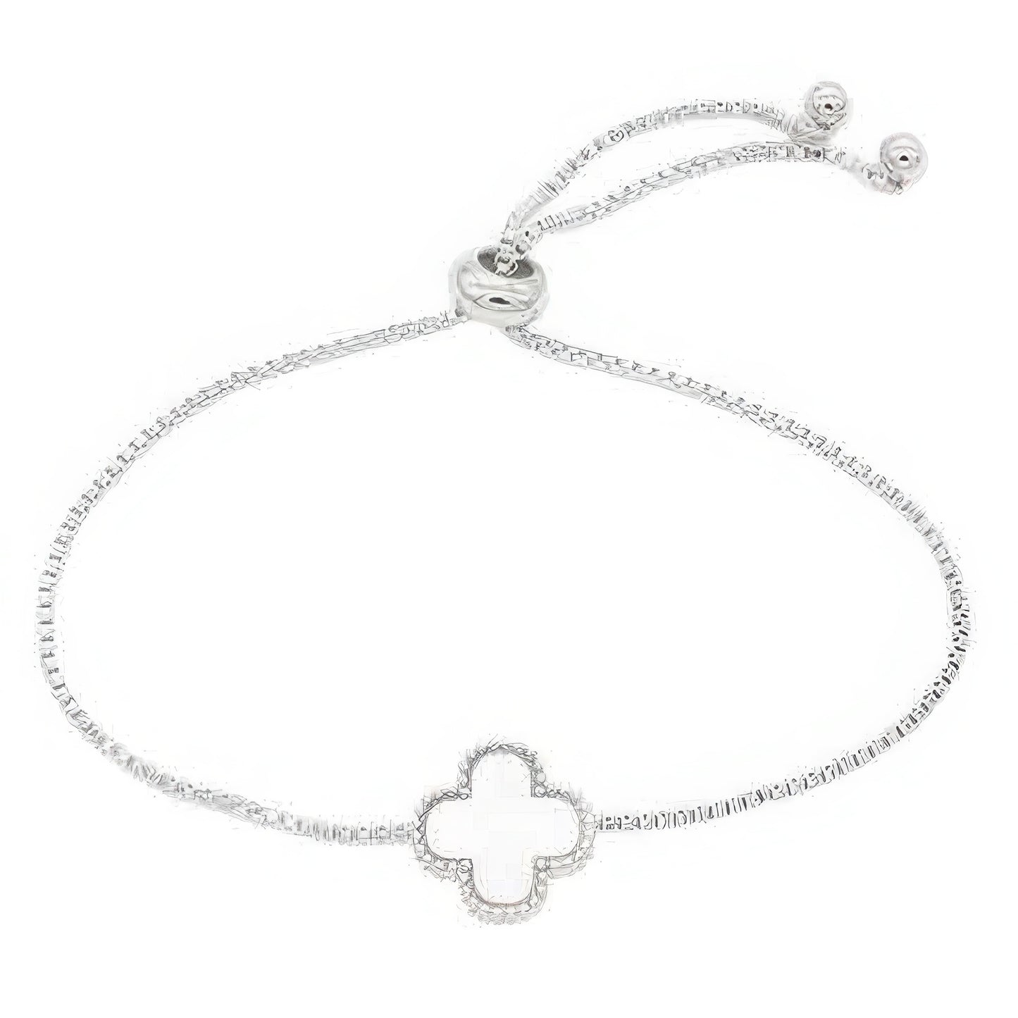 Metal Clover Charm Adjustable Bracelet - ShopEasier