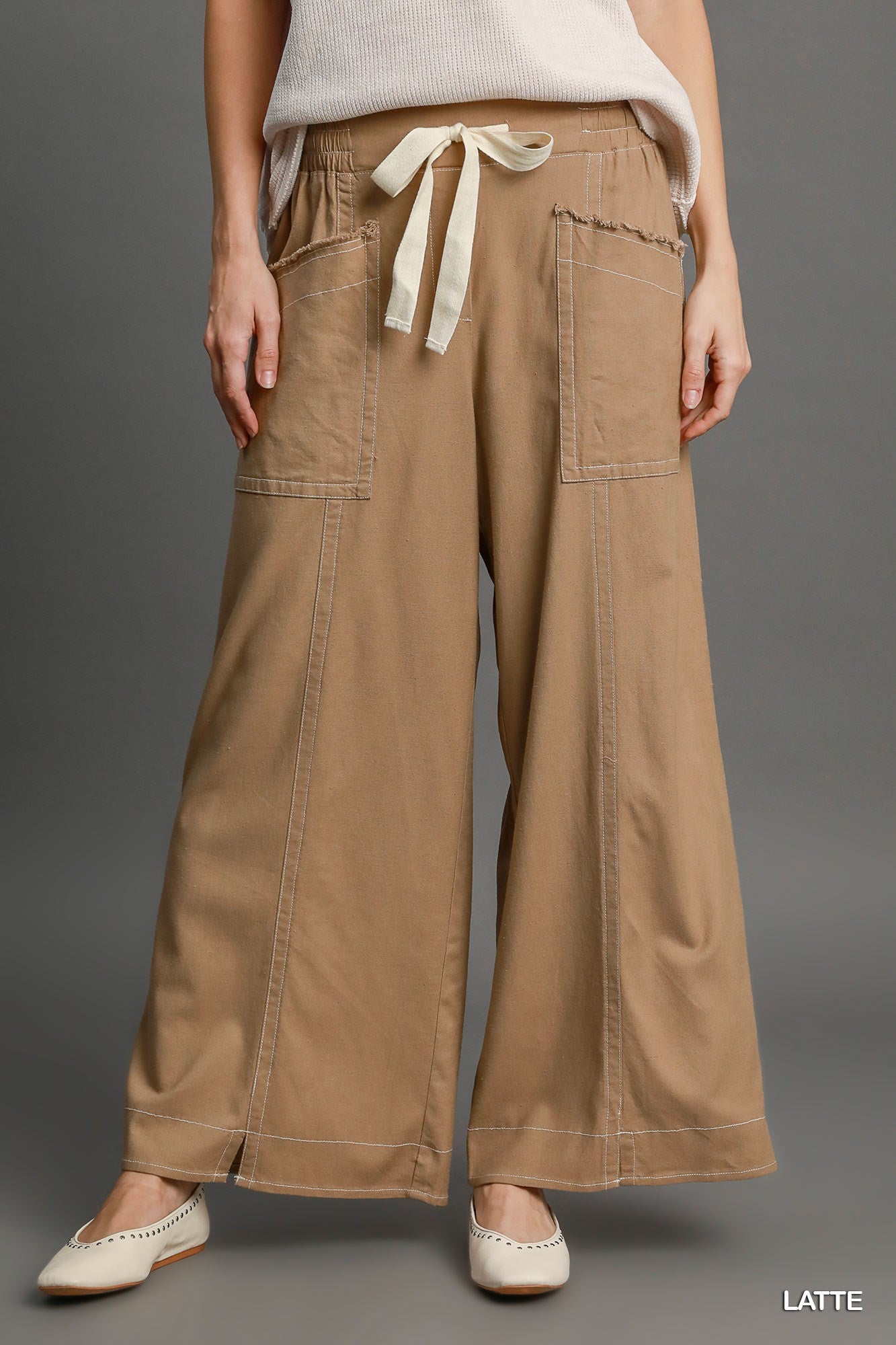 Wide Leg Pull On Pants - ShopEasier