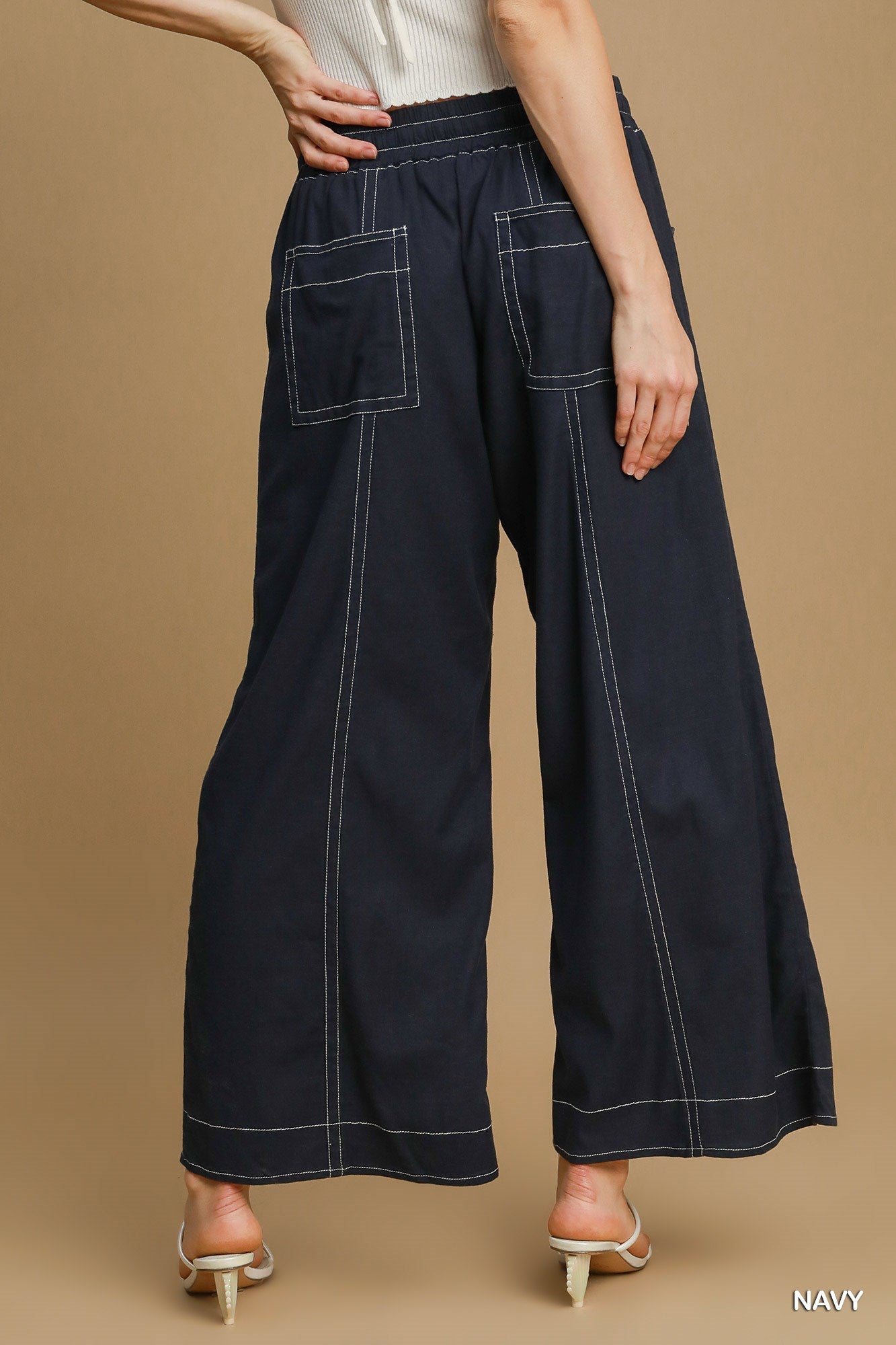 Wide Leg Pull On Pants - ShopEasier