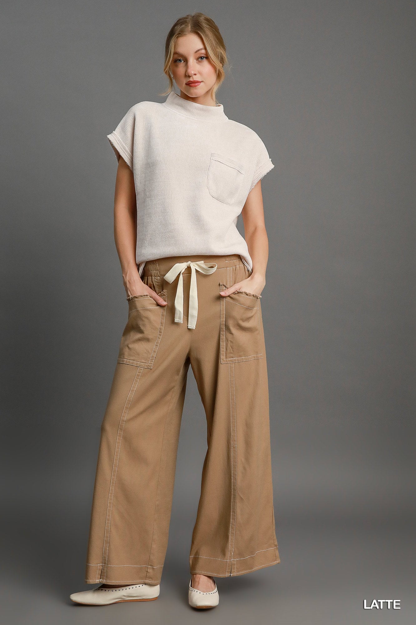 Wide Leg Pull On Pants - ShopEasier