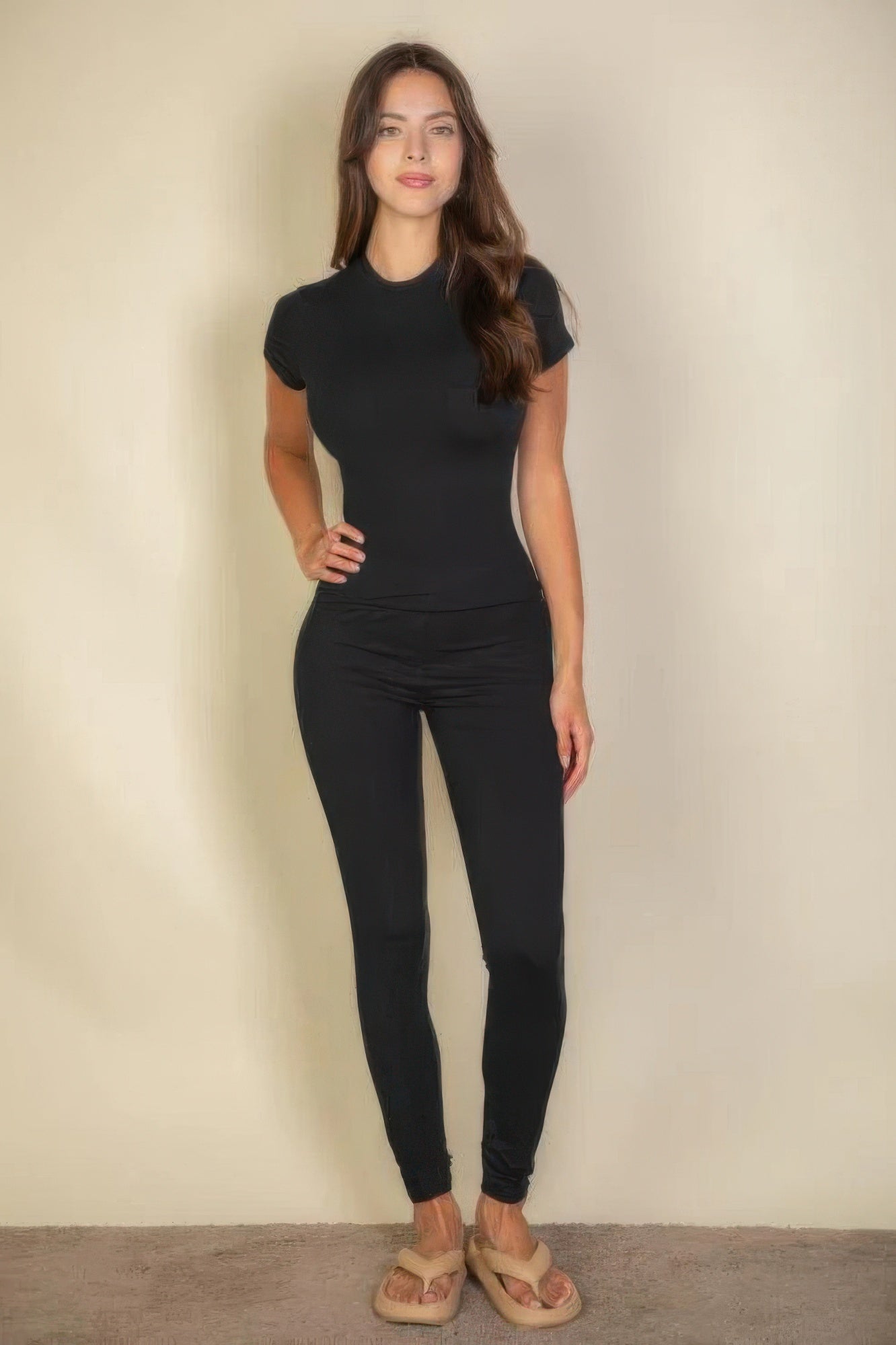 Basic Solid Leggings - ShopEasier