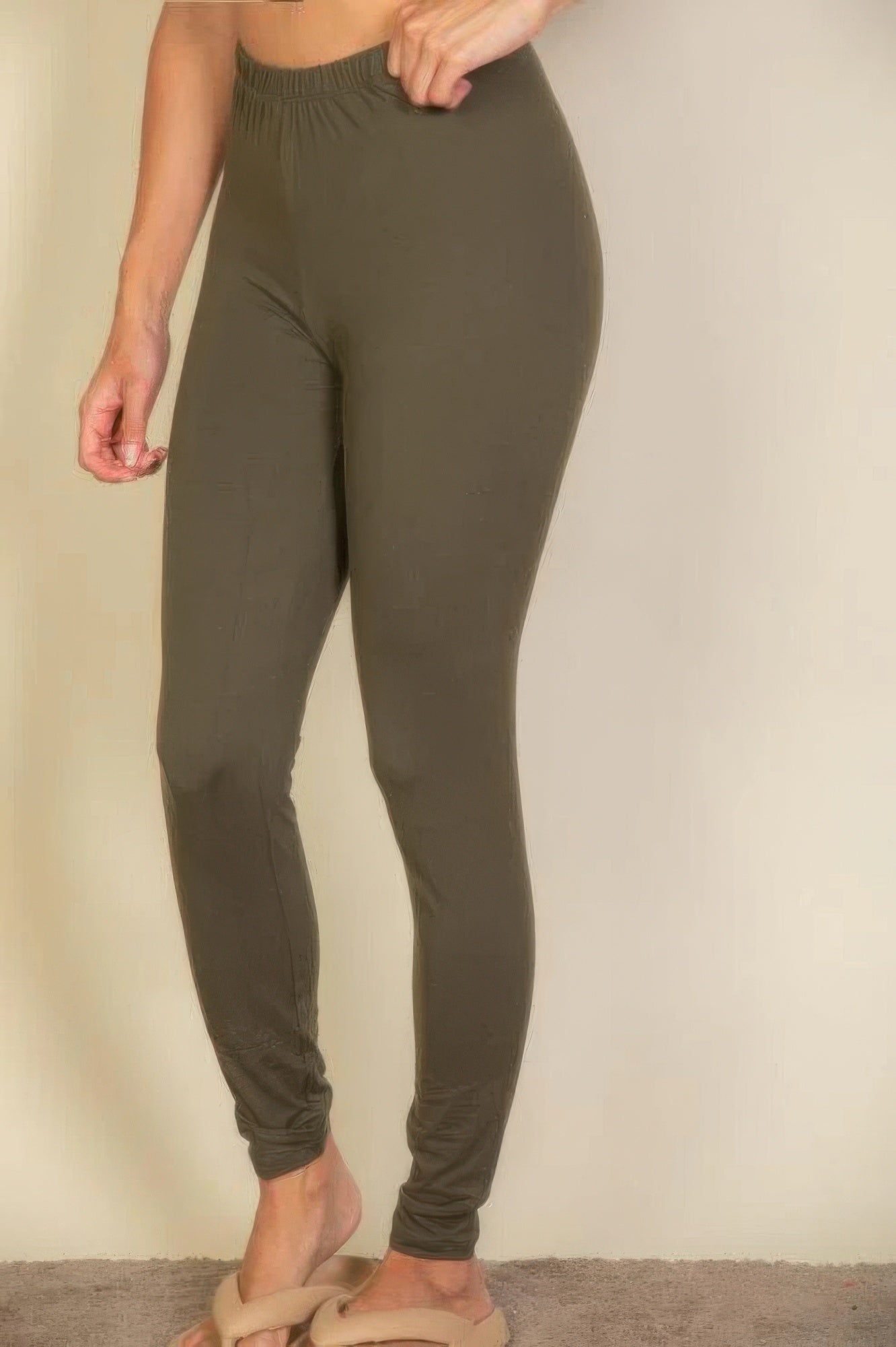 Basic Solid Leggings - ShopEasier