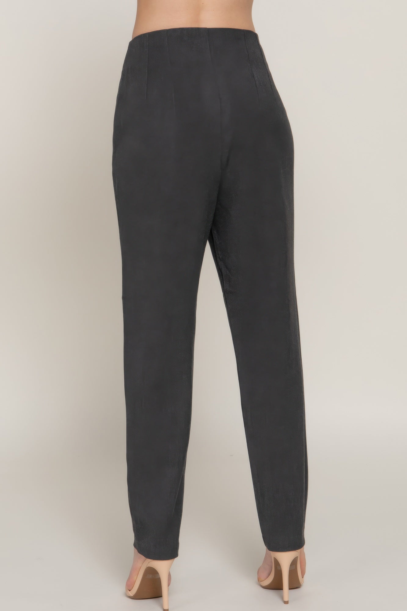 High Waist Pintuck Detail Long Pants - ShopEasier