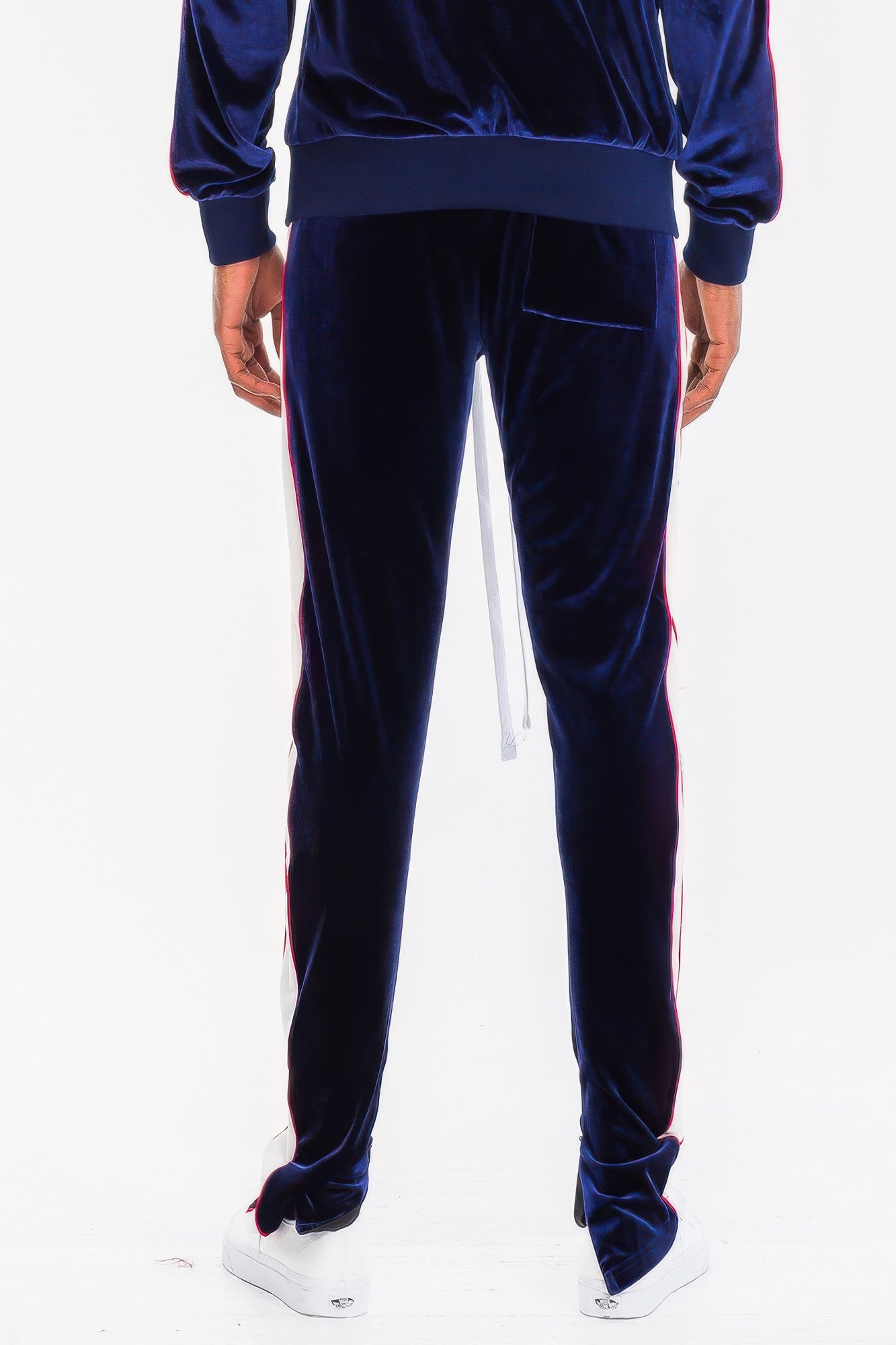 Men's Luxe Velour Track Suit with Jacket and Pants