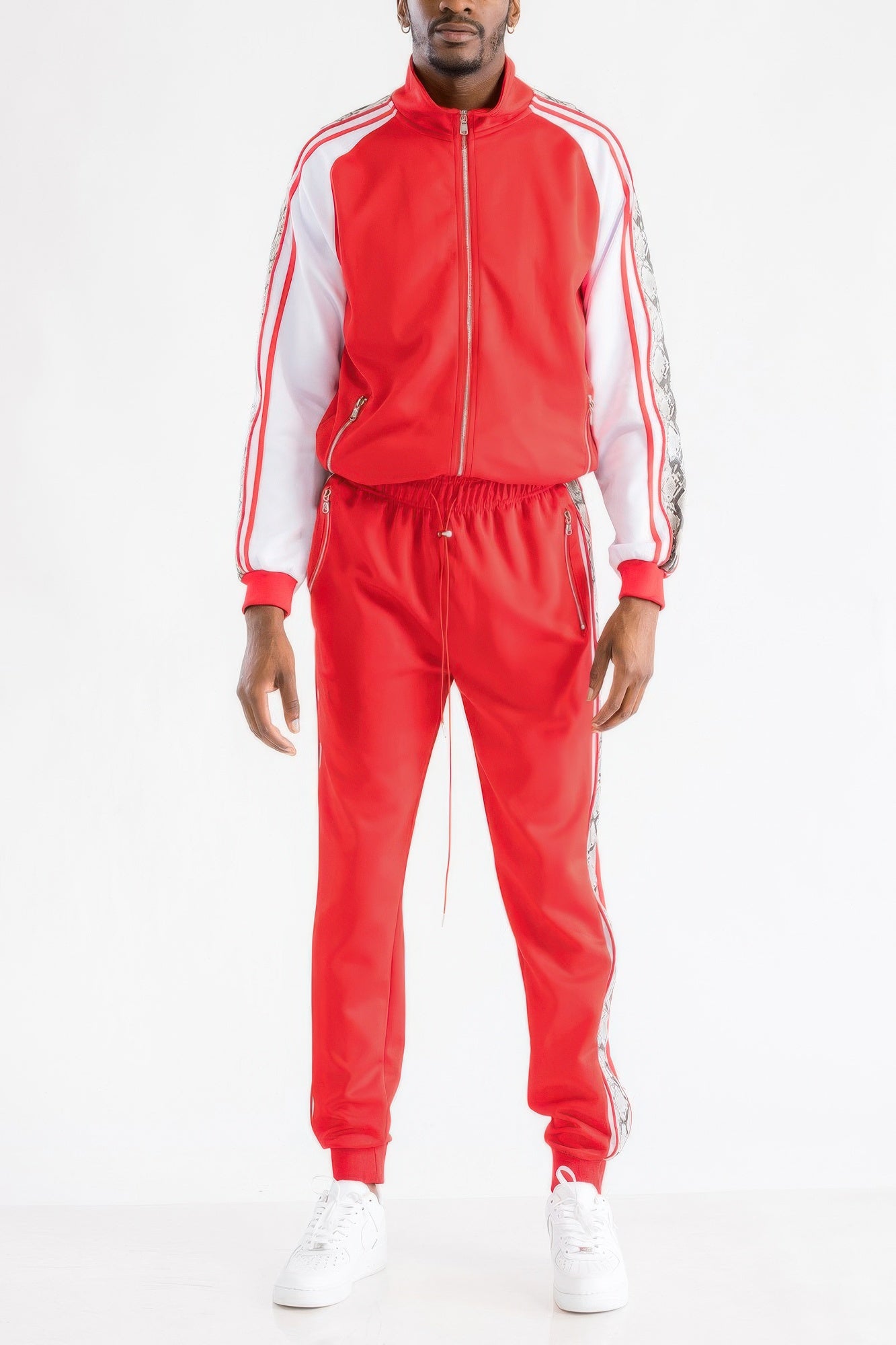 Serpent Stripe Active Tracksuit