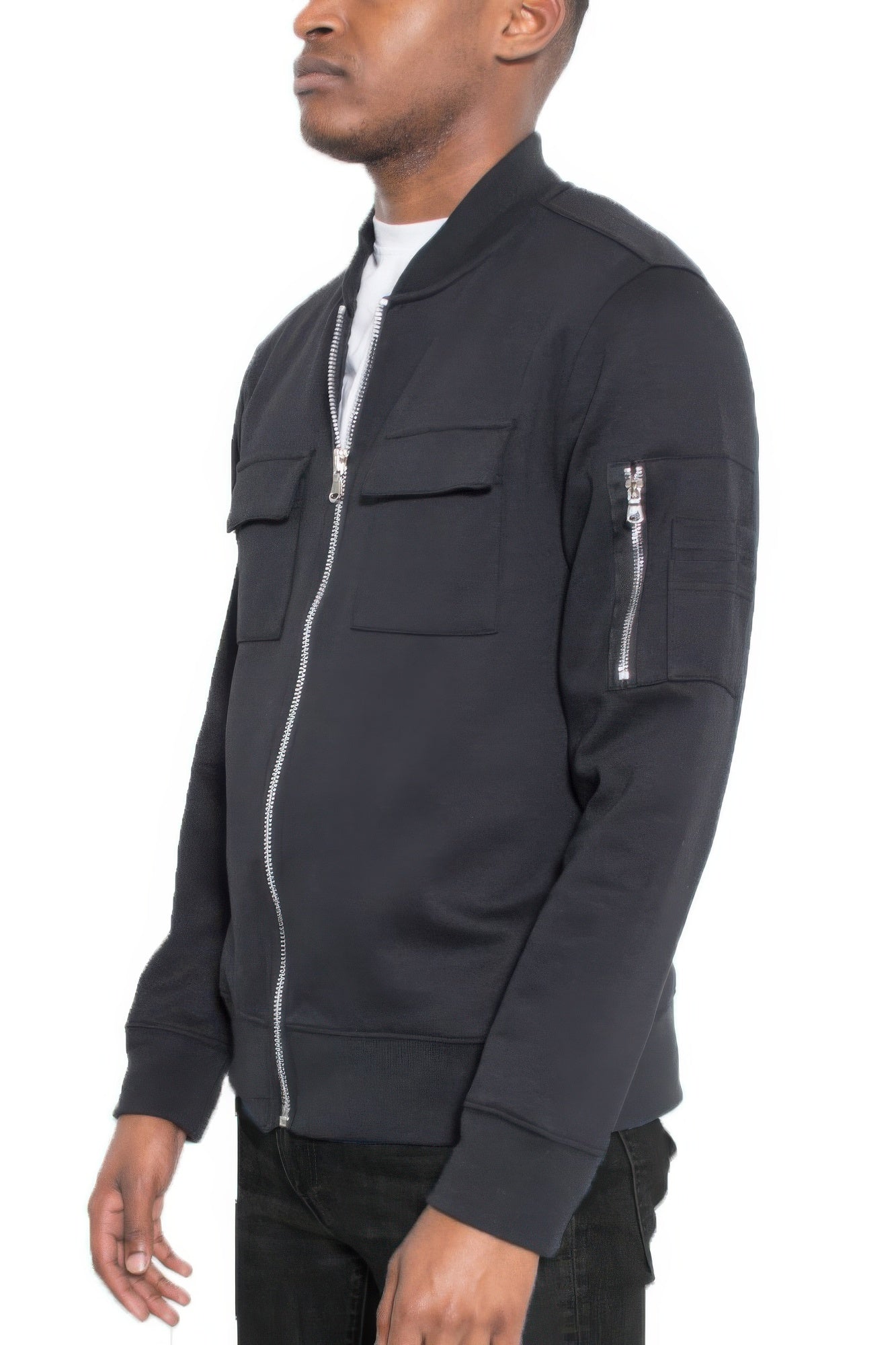 Cotton Zip Up Light Weight Jacket