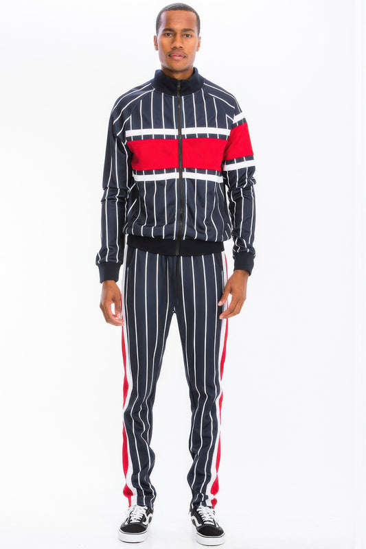 Men's Performance Printed Poly Span Tracksuit