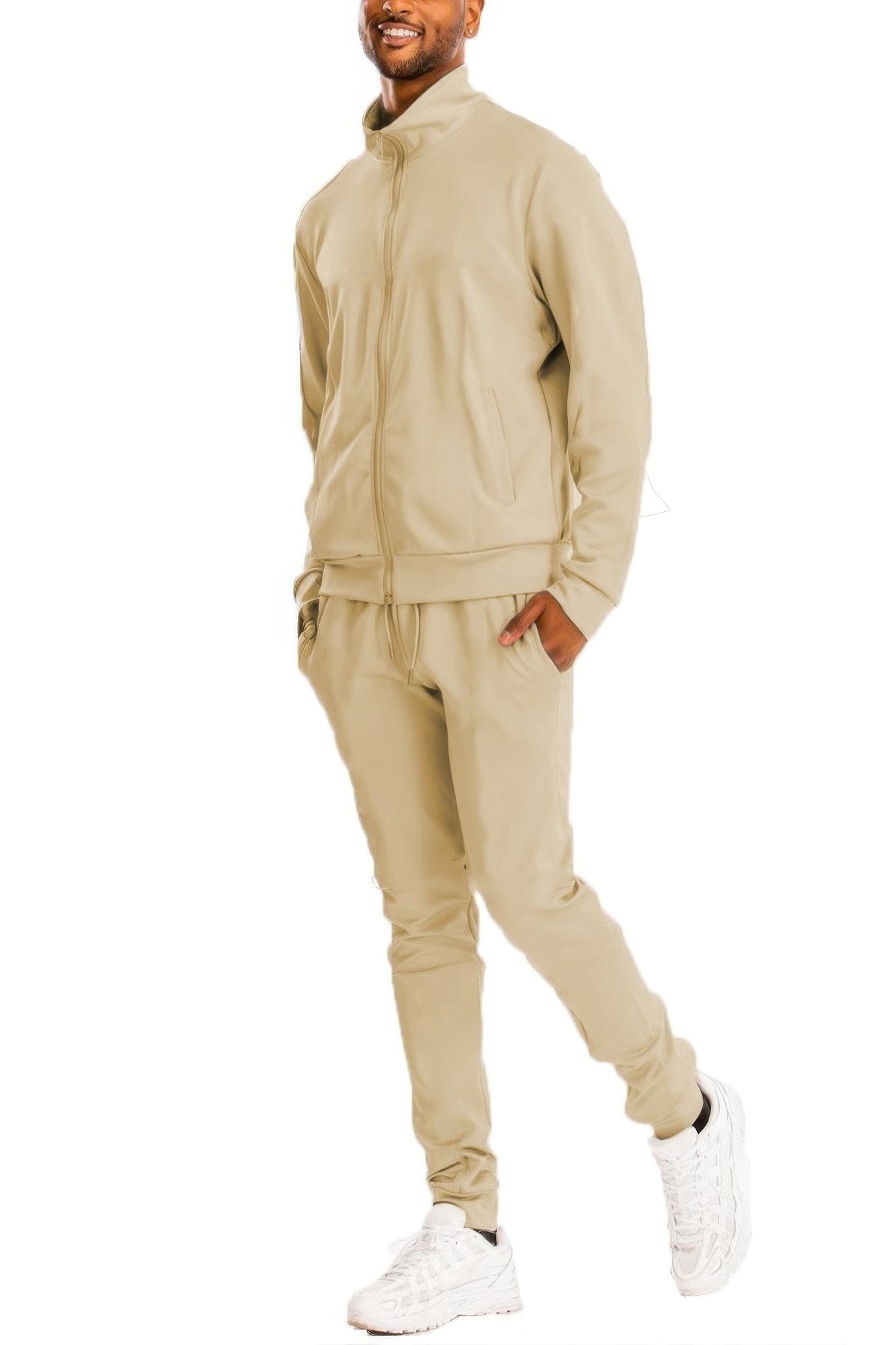 Men's Performance Full Zip Track Jacket & Pants Set