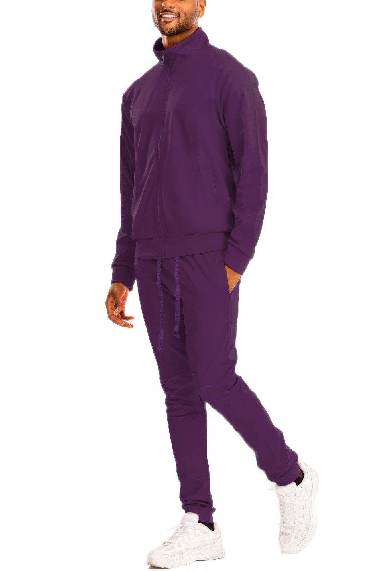 Men's Performance Full Zip Track Jacket & Pants Set