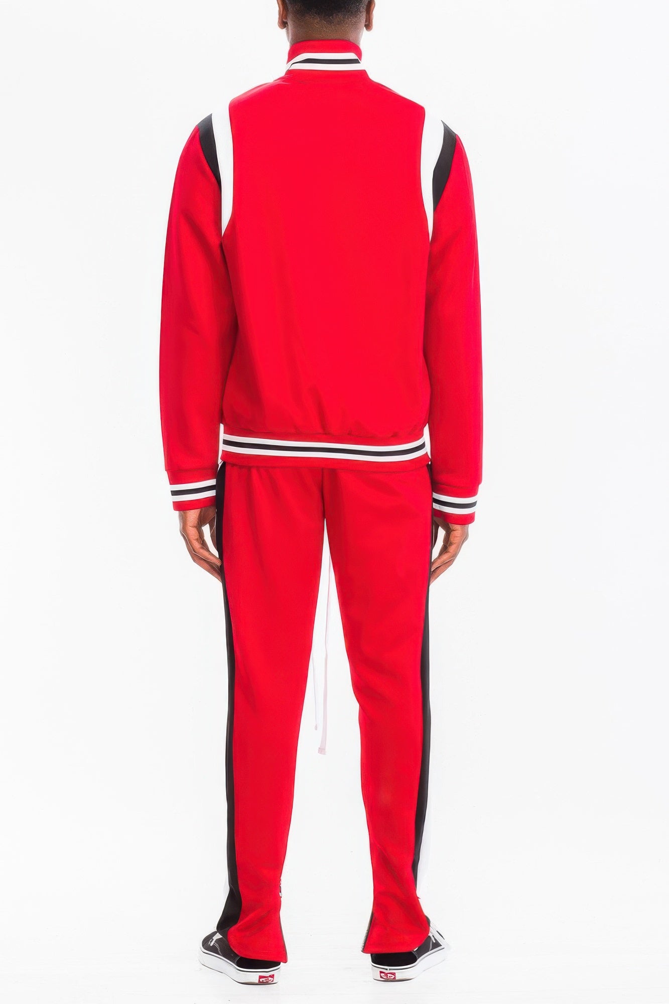 Men's Athletic Two Stripe Tracksuit Set