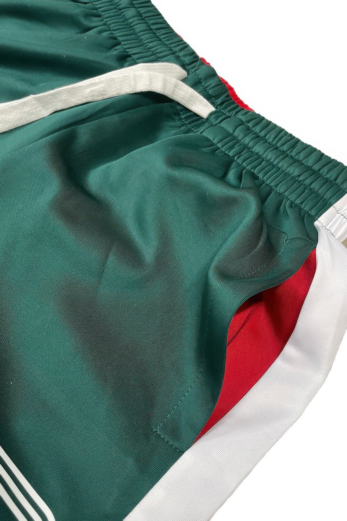 Men's Bold Mexico Flag Color Block Athletic Pants