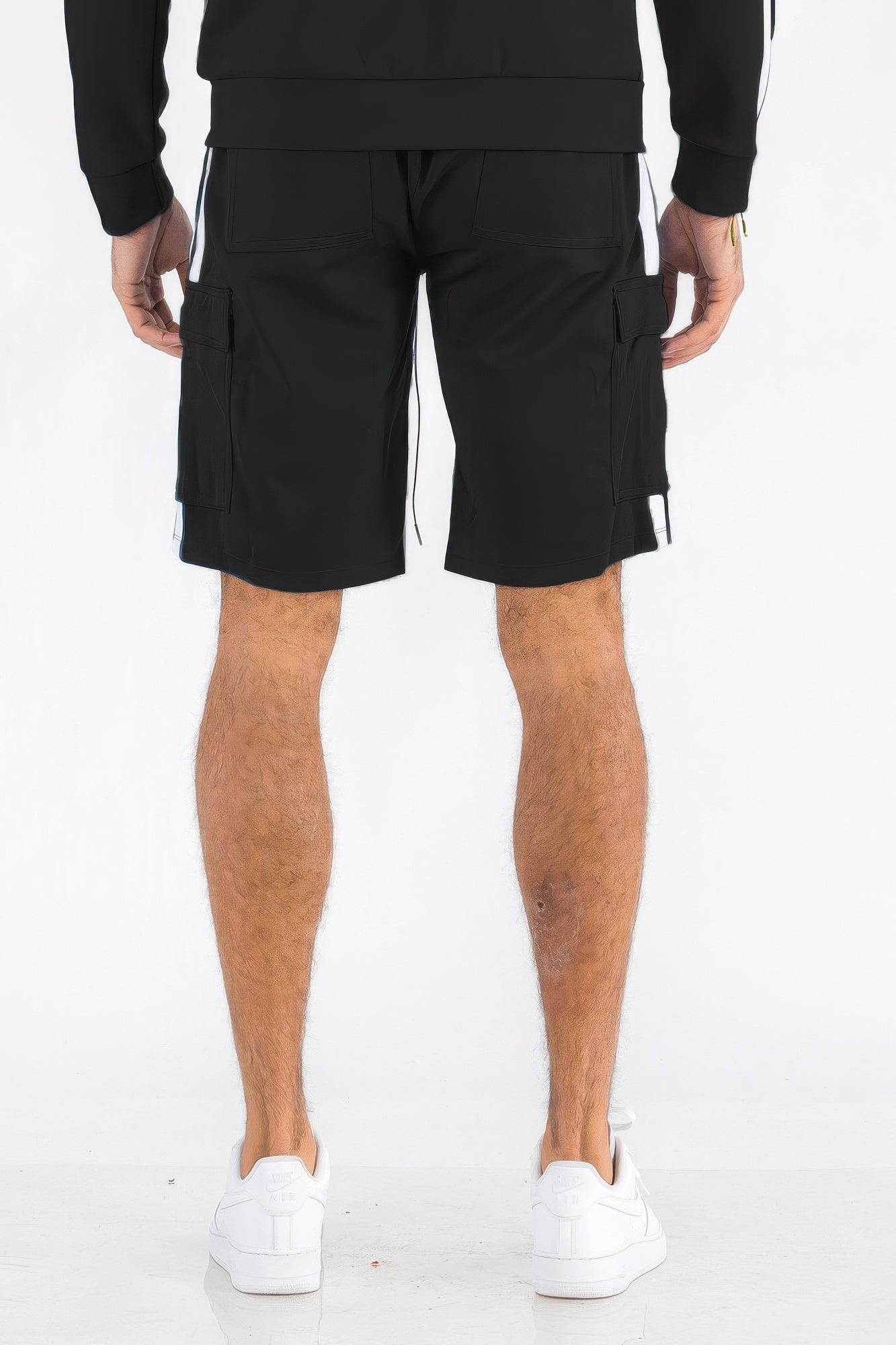 Two Stripe Cargo Pouch Shorts