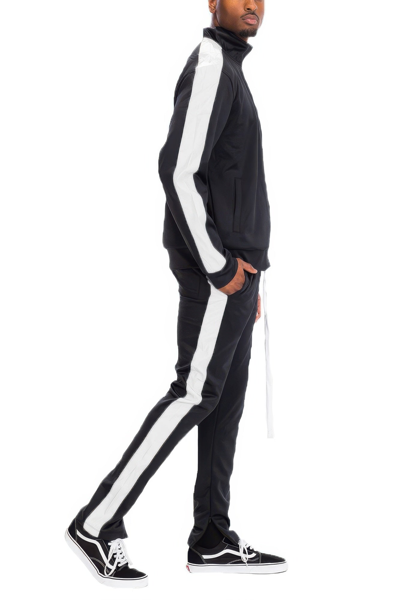 Sporty Stripe Activewear Tracksuit