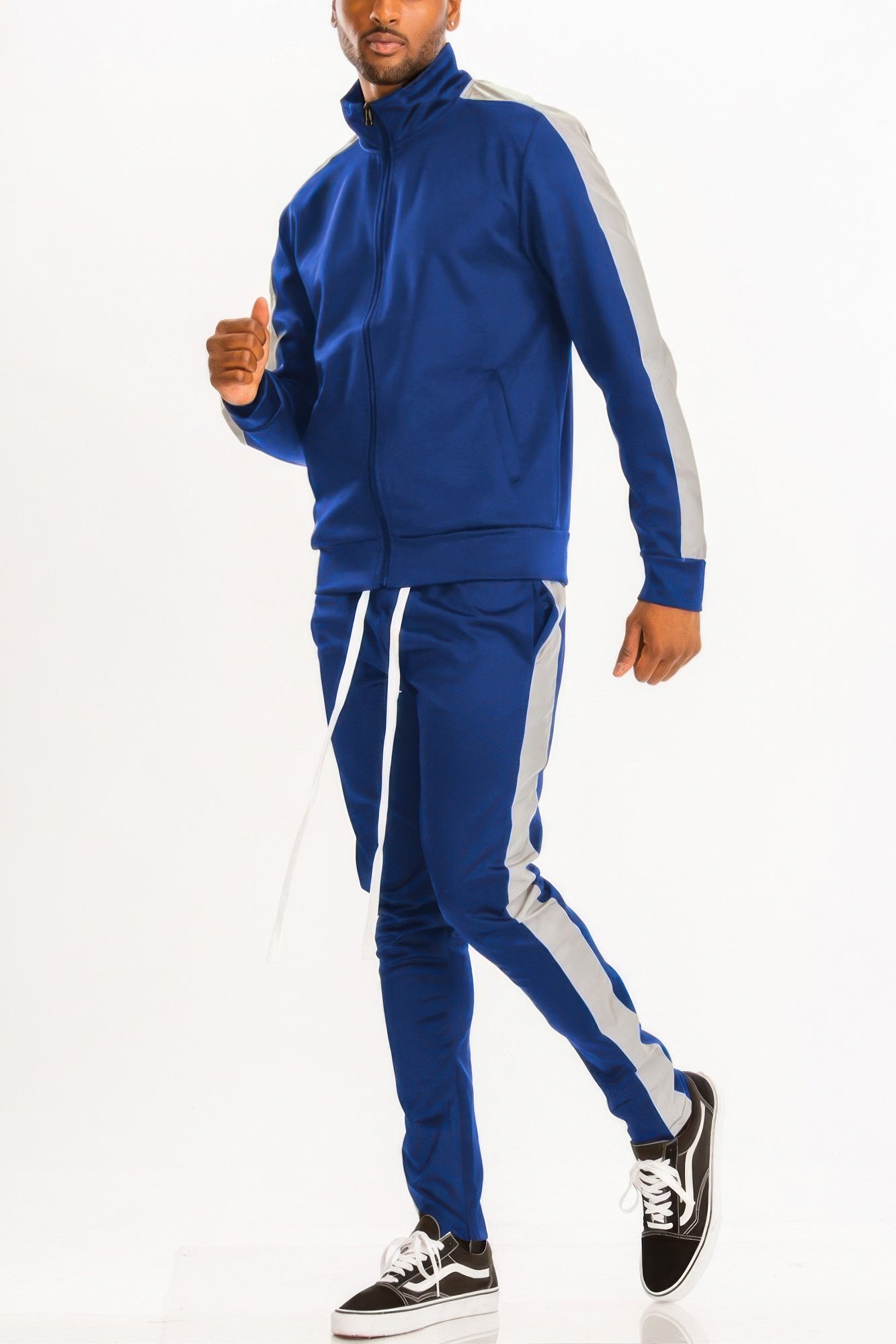 Sporty Stripe Activewear Tracksuit