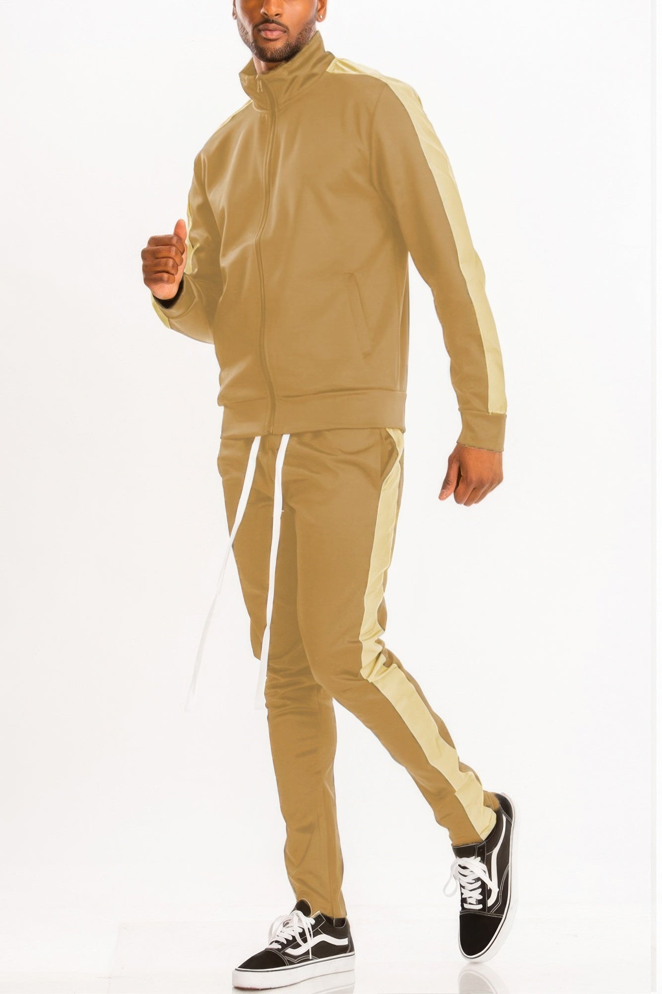 Sporty Stripe Activewear Tracksuit