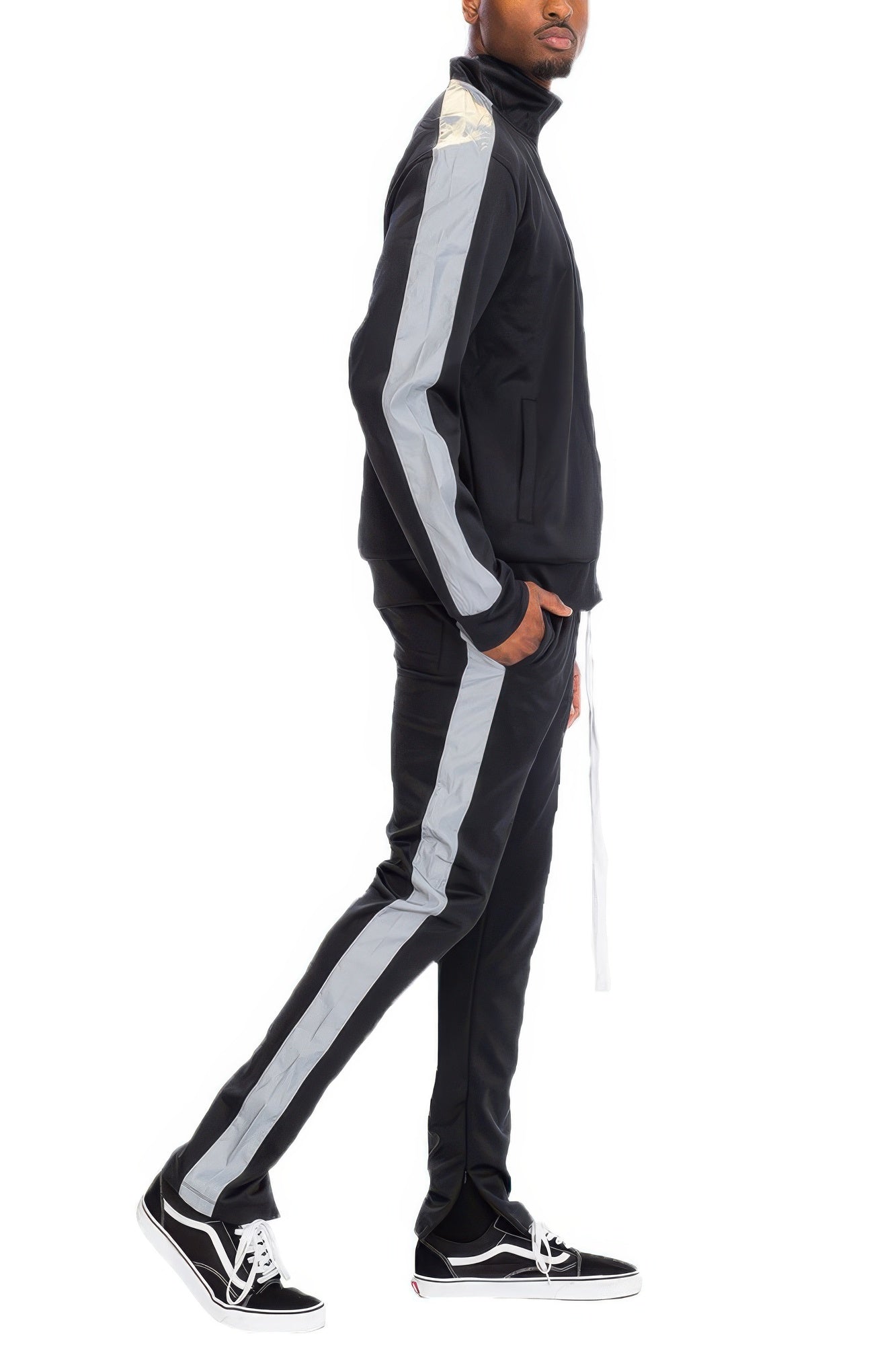 Sporty Stripe Activewear Tracksuit